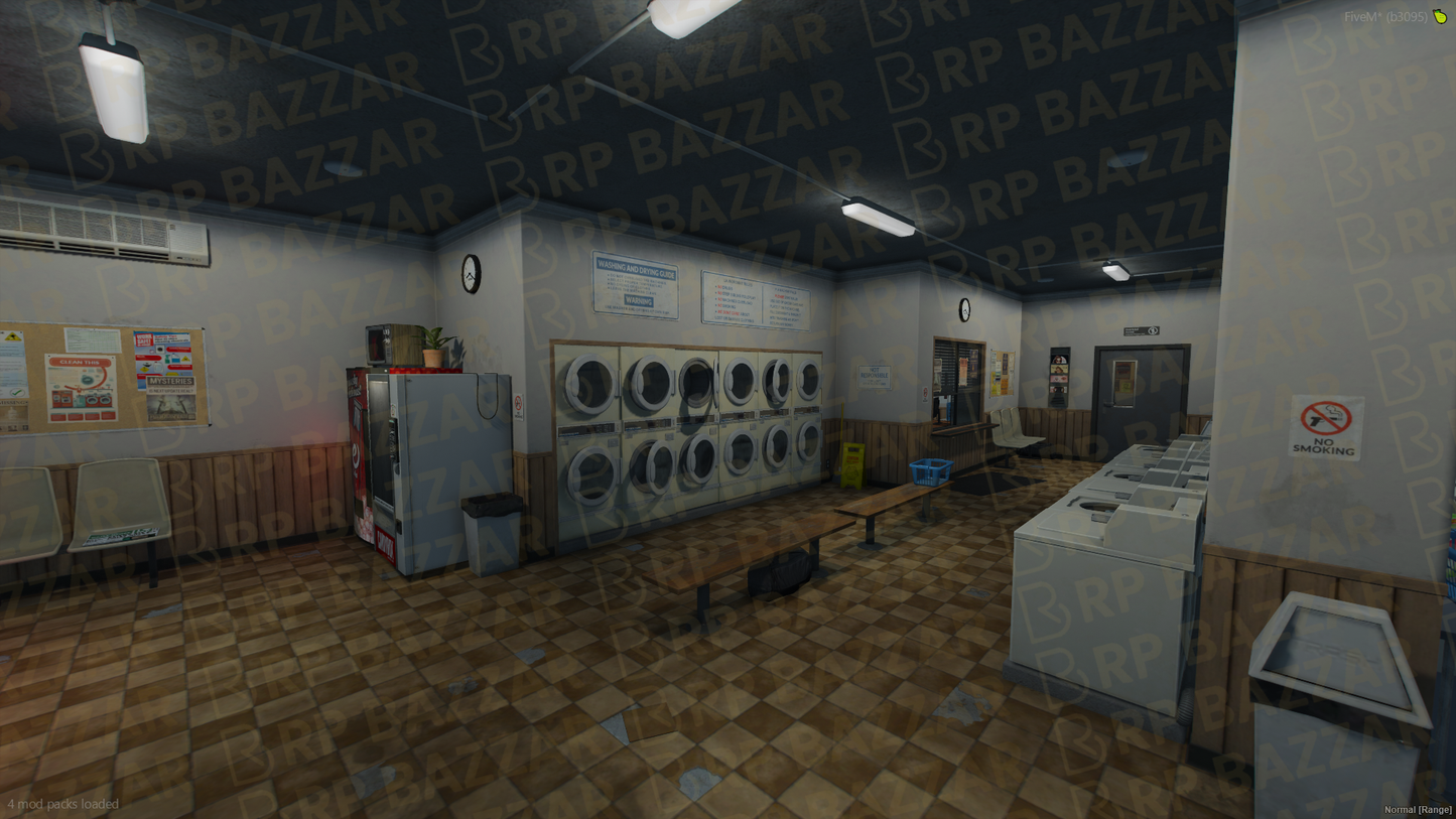Corner Laundry Place FiveM MLO — GTA RP Interior — ESX QB QBOX — RPBazzar