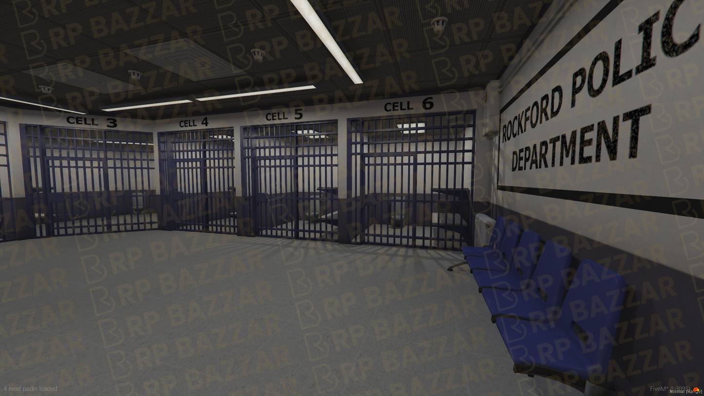 Special Ops Police Station FiveM MLO — GTA RP Interior — ESX QB QBOX — RPBazzar