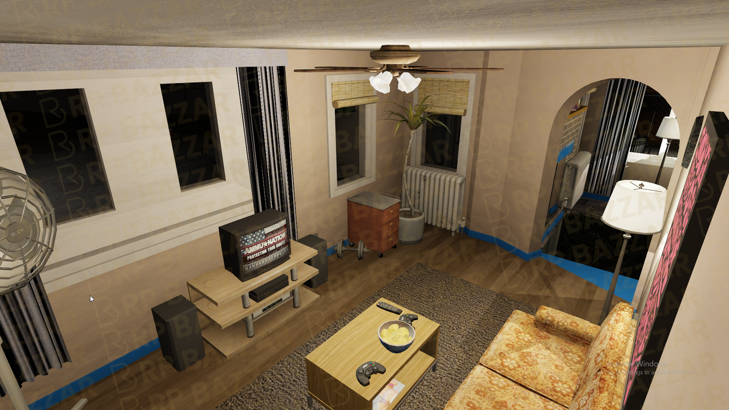 Rough Gang Garage FiveM MLO — GTA RP Interior — ESX QB QBOX — RPBazzar