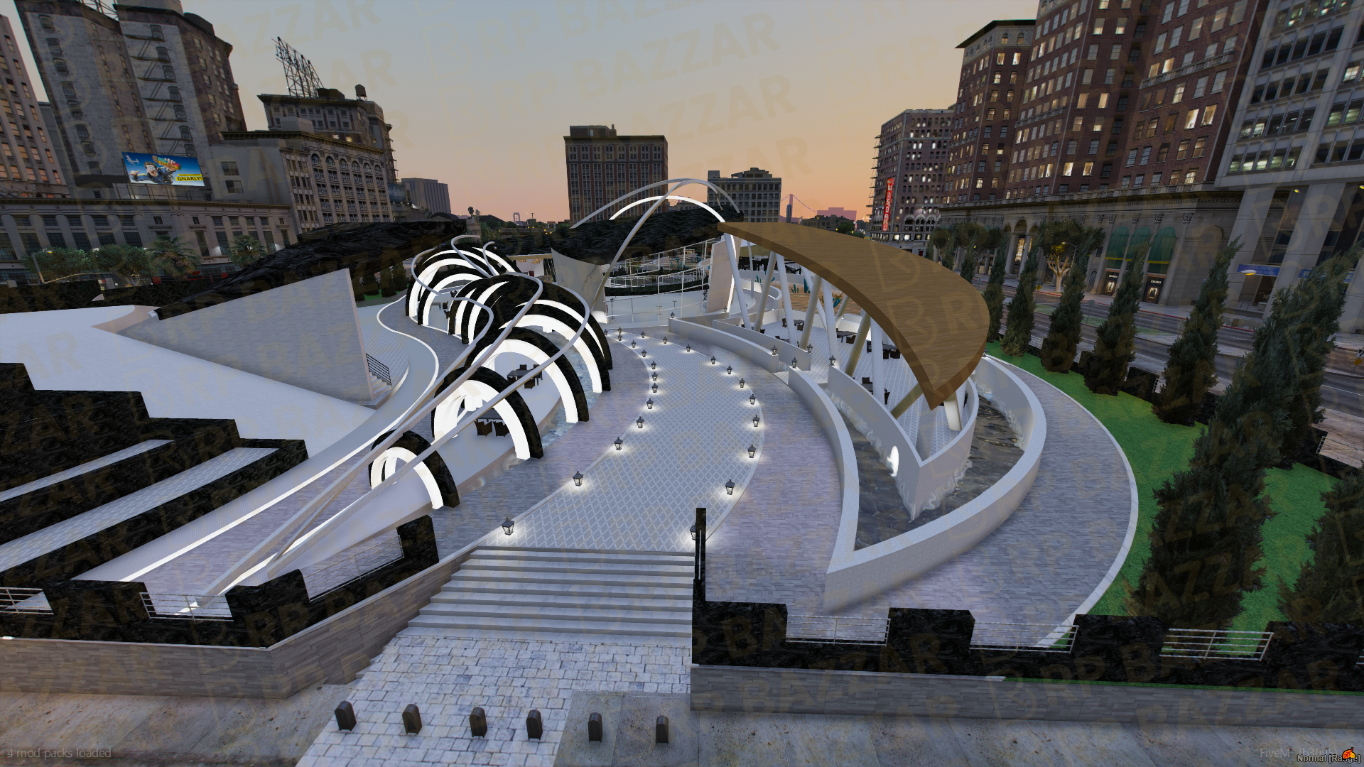 Heritage Legion Square FiveM MLO — GTA RP Interior — ESX QB QBOX — RPBazzar