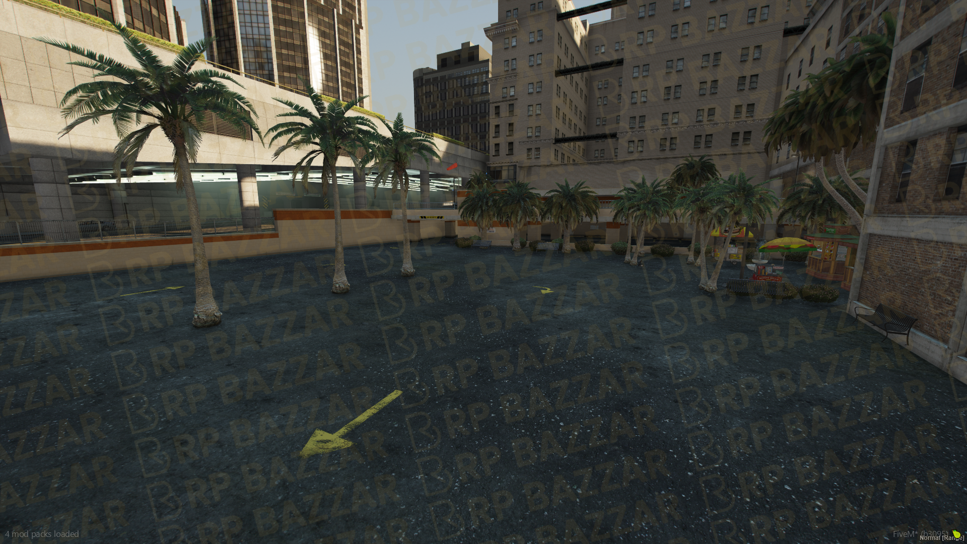 Sunset Legion Square FiveM MLO — GTA RP Interior — ESX QB QBOX — RPBazzar