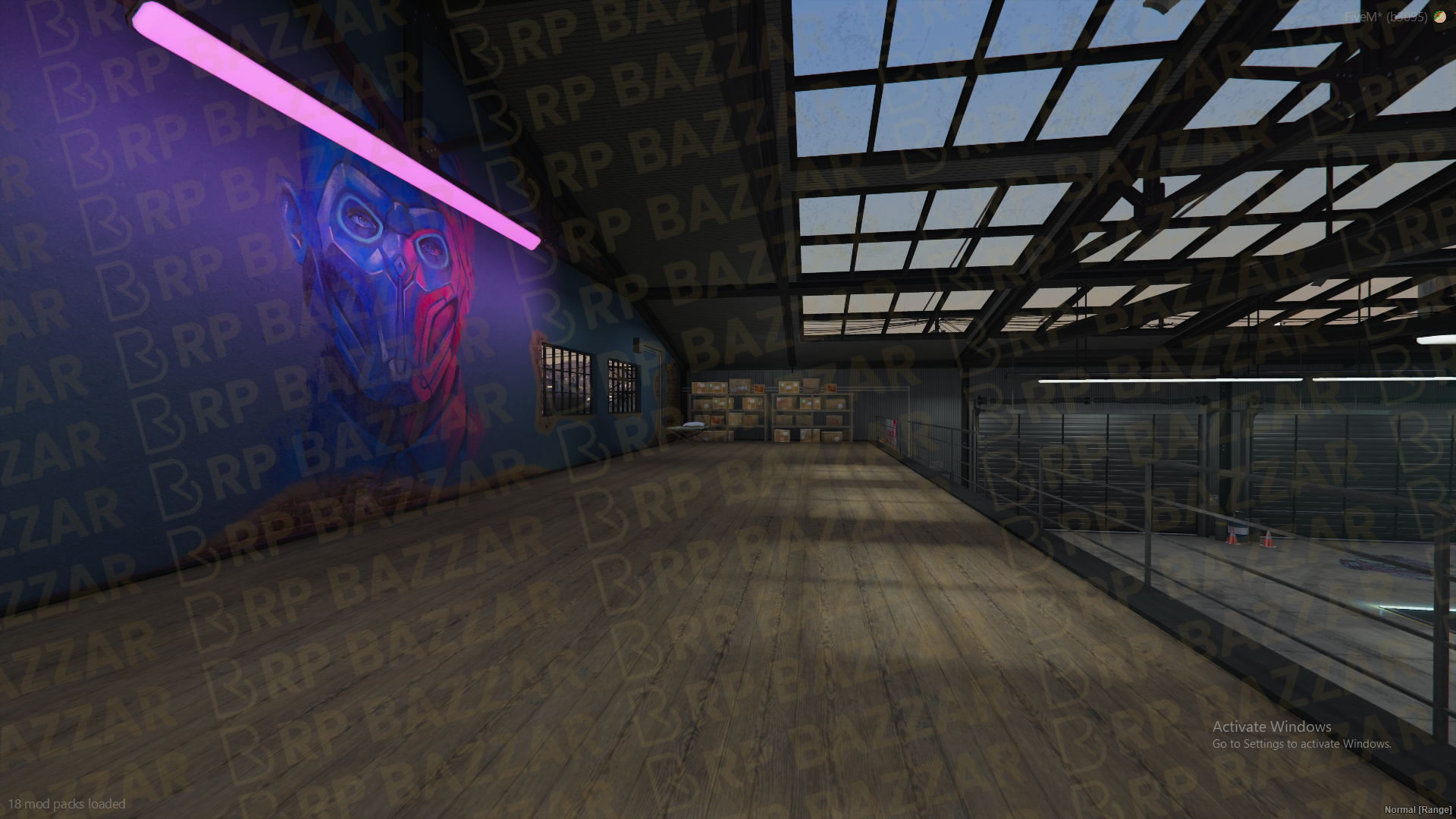 Mega Mechanic Shop FiveM MLO — GTA RP Interior — ESX QB QBOX — RPBazzar