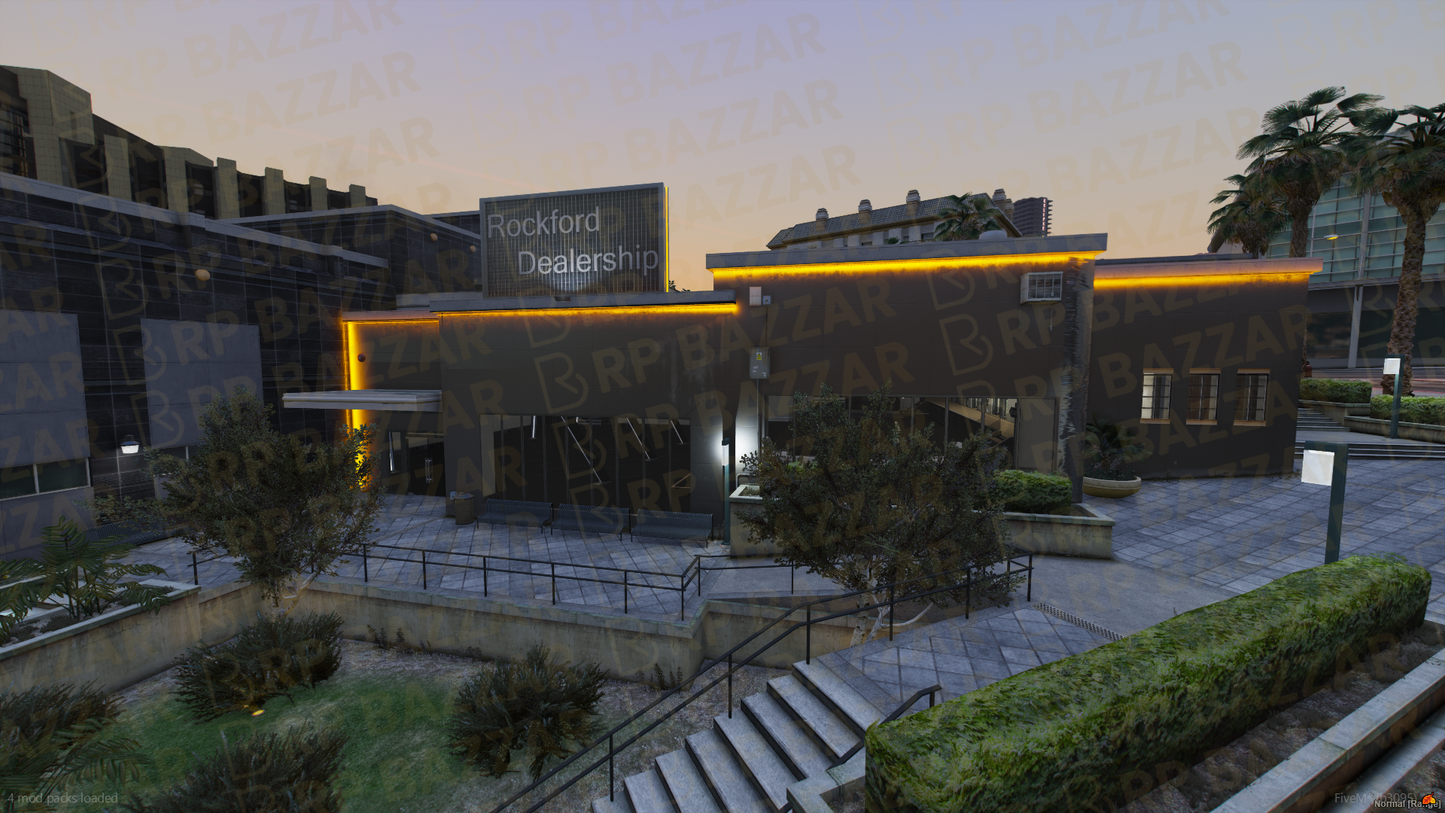 Custom Vehicle Shop FiveM MLO — GTA RP Interior — ESX QB QBOX — RPBazzar