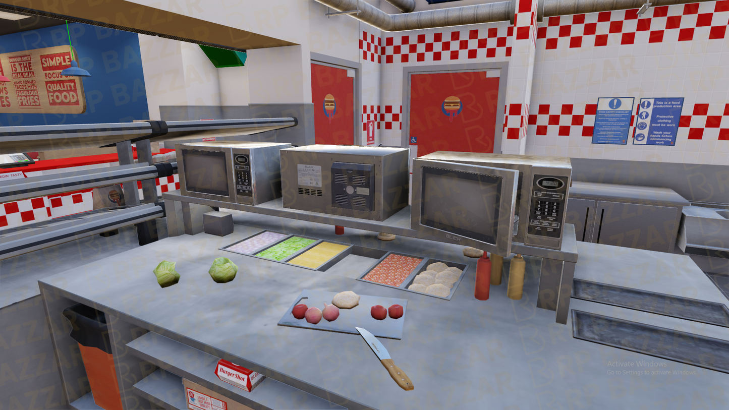 Modern Steakhouse FiveM MLO — GTA RP Interior — ESX QB QBOX — RPBazzar