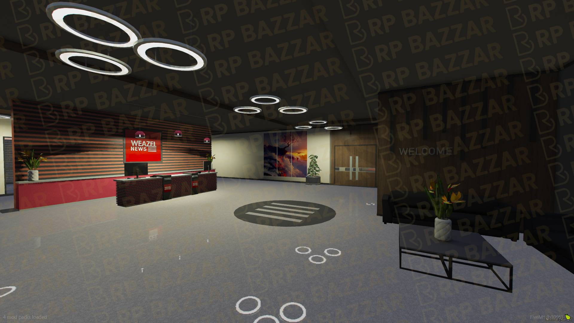 Modern Weazel News FiveM MLO — GTA RP Interior — ESX QB QBOX — RPBazzar