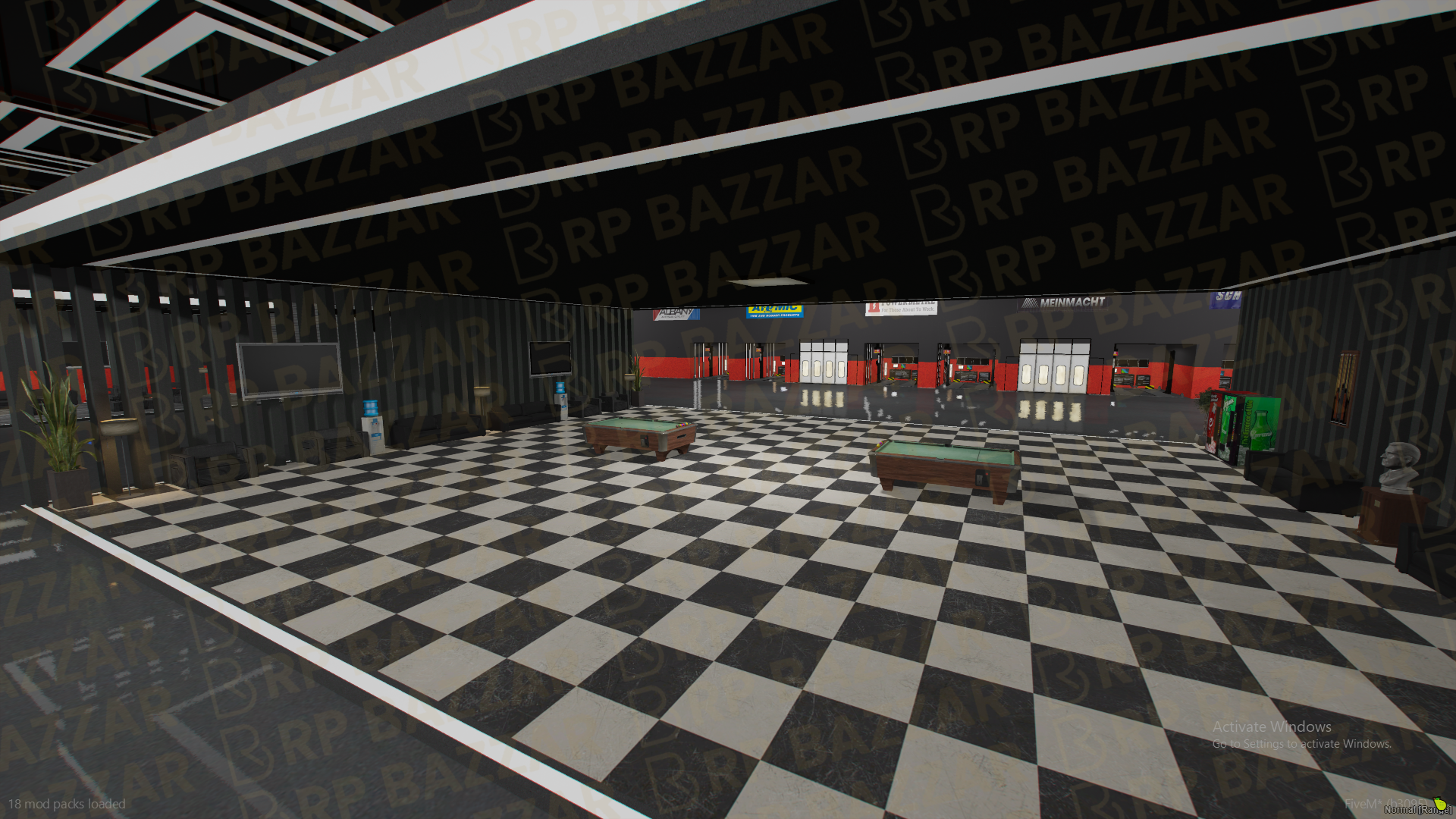 Luxury Mechanic Shop FiveM MLO — GTA RP Interior — ESX QB QBOX — RPBazzar