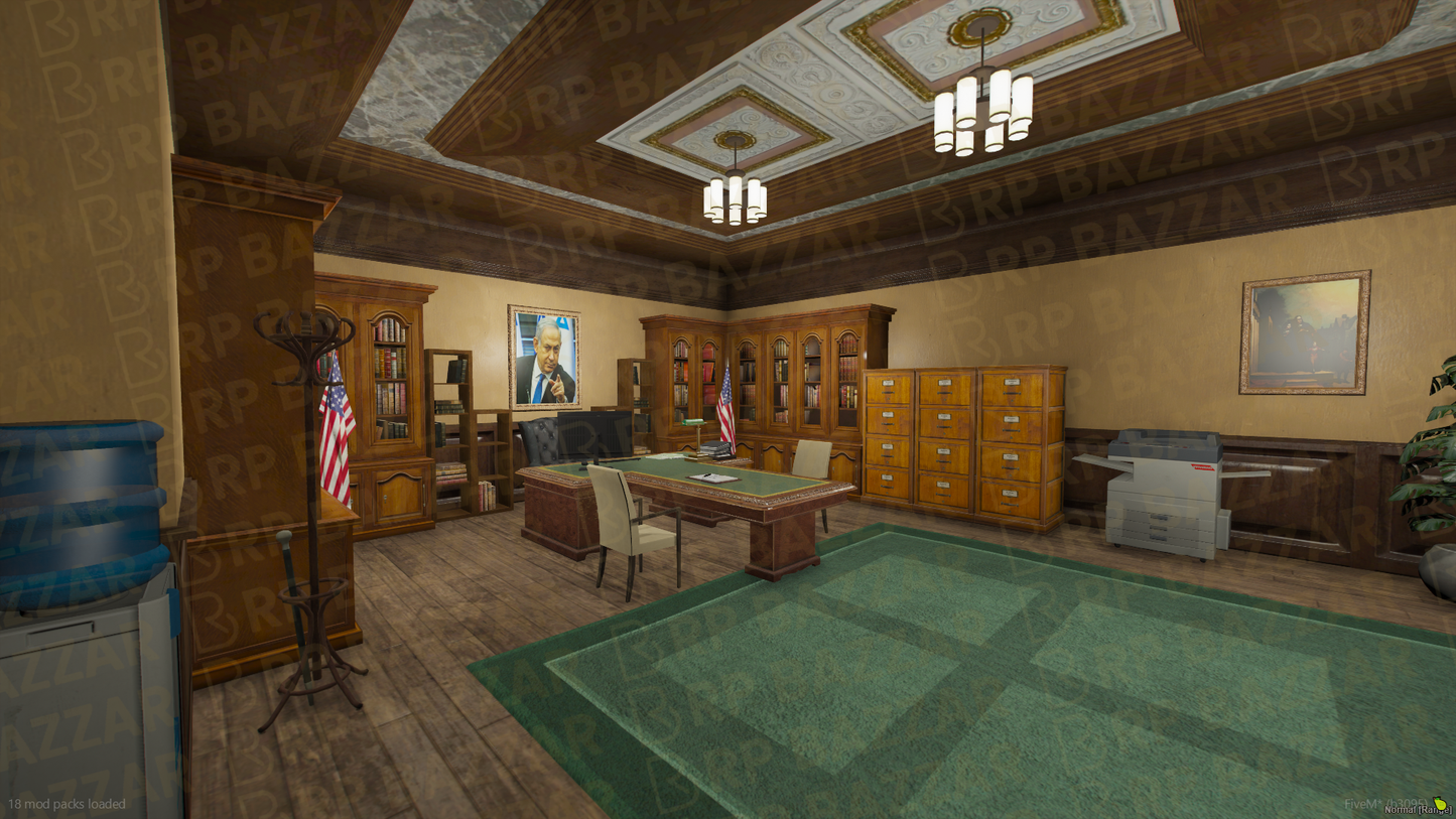 Modern City Hall FiveM MLO — GTA RP Interior — ESX QB QBOX — RPBazzar
