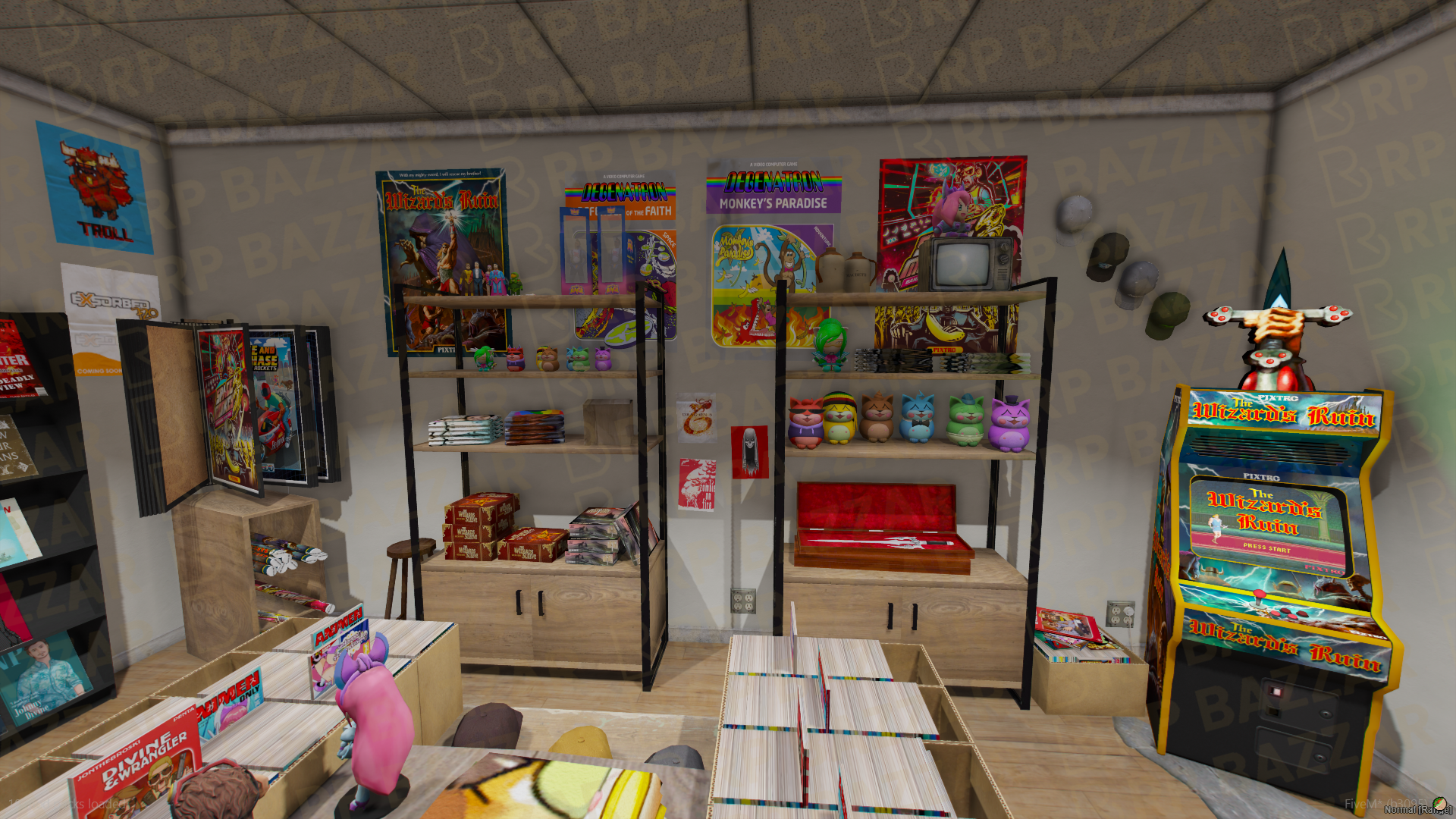 Vintage Comic Store FiveM MLO — GTA RP Interior — ESX QB QBOX — RPBazzar