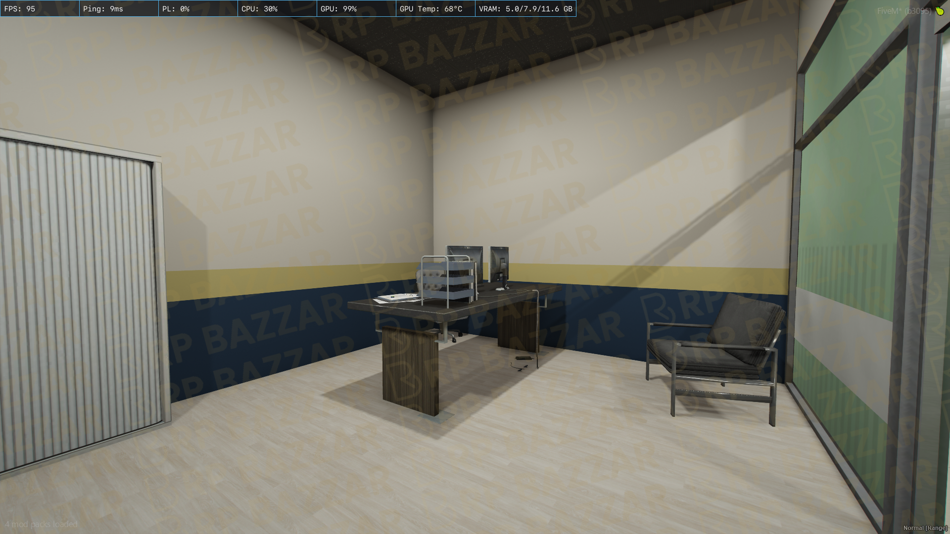 Spacious Office FiveM MLO — GTA RP Interior — ESX QB QBOX — RPBazzar