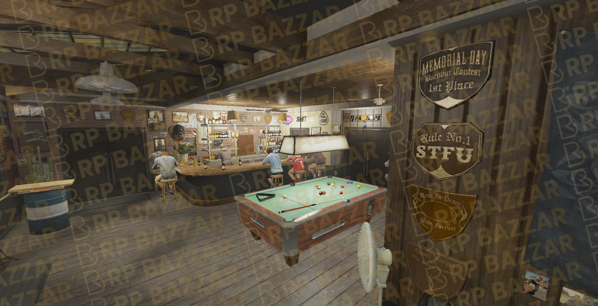 Gritty Restaurant FiveM MLO — GTA RP Interior — ESX QB QBOX — RPBazzar