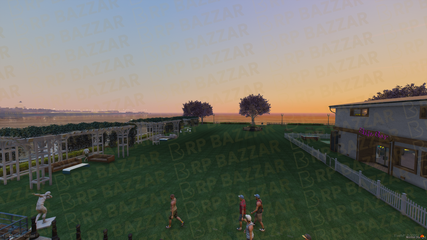 Coastal Park & Exterior FiveM MLO — GTA RP Interior — ESX QB QBOX — RPBazzar