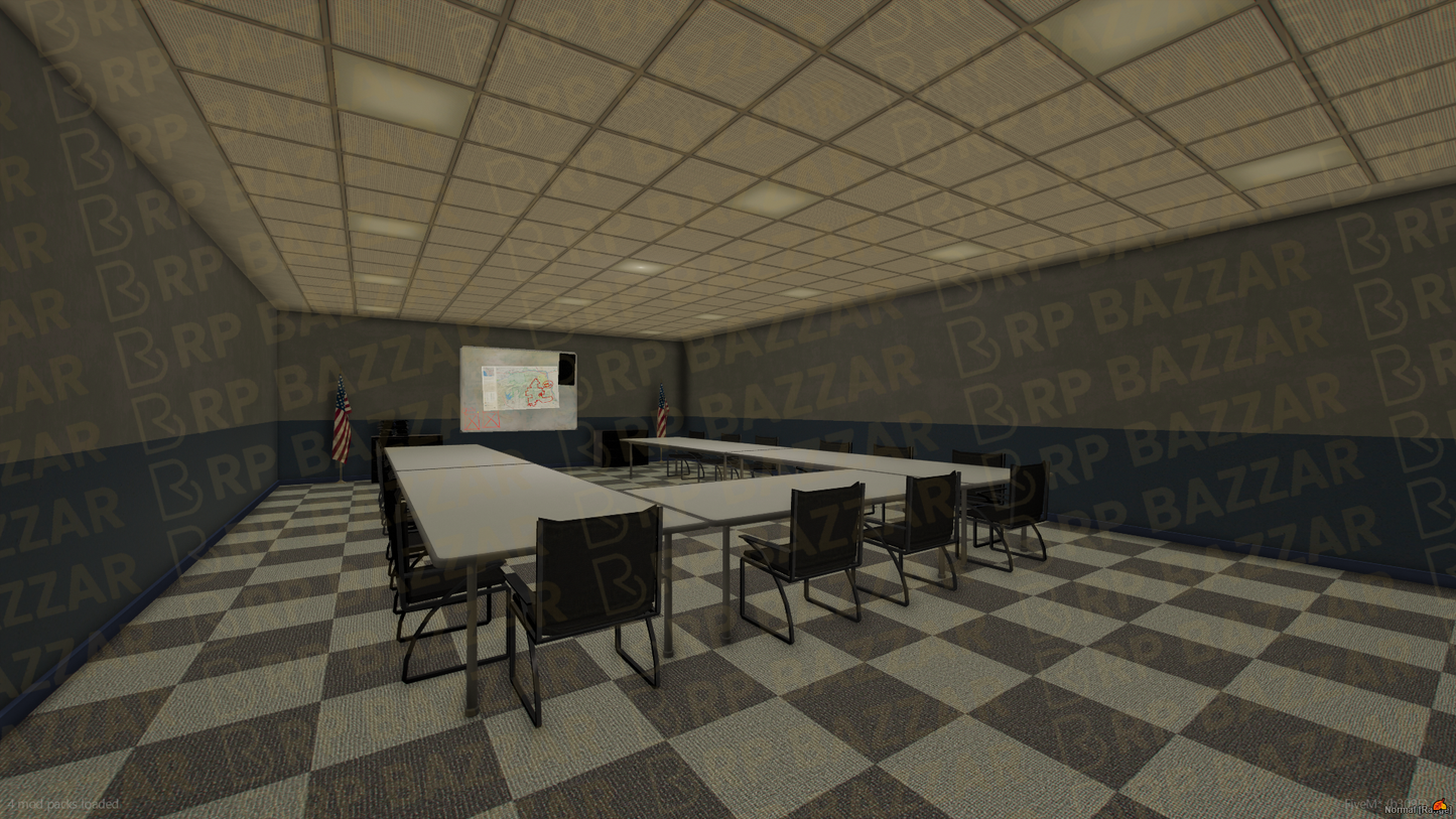 Fortified Police Station FiveM MLO — GTA RP Interior — ESX QB QBOX — RPBazzar
