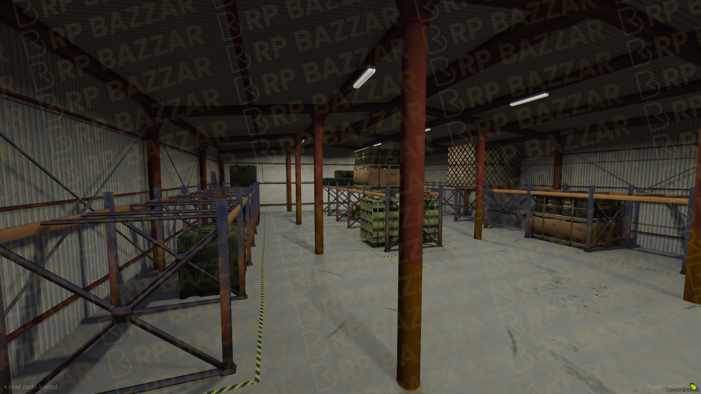 Remote Storage Room & Warehouse FiveM MLO — GTA RP Interior — ESX QB QBOX — RPBazzar