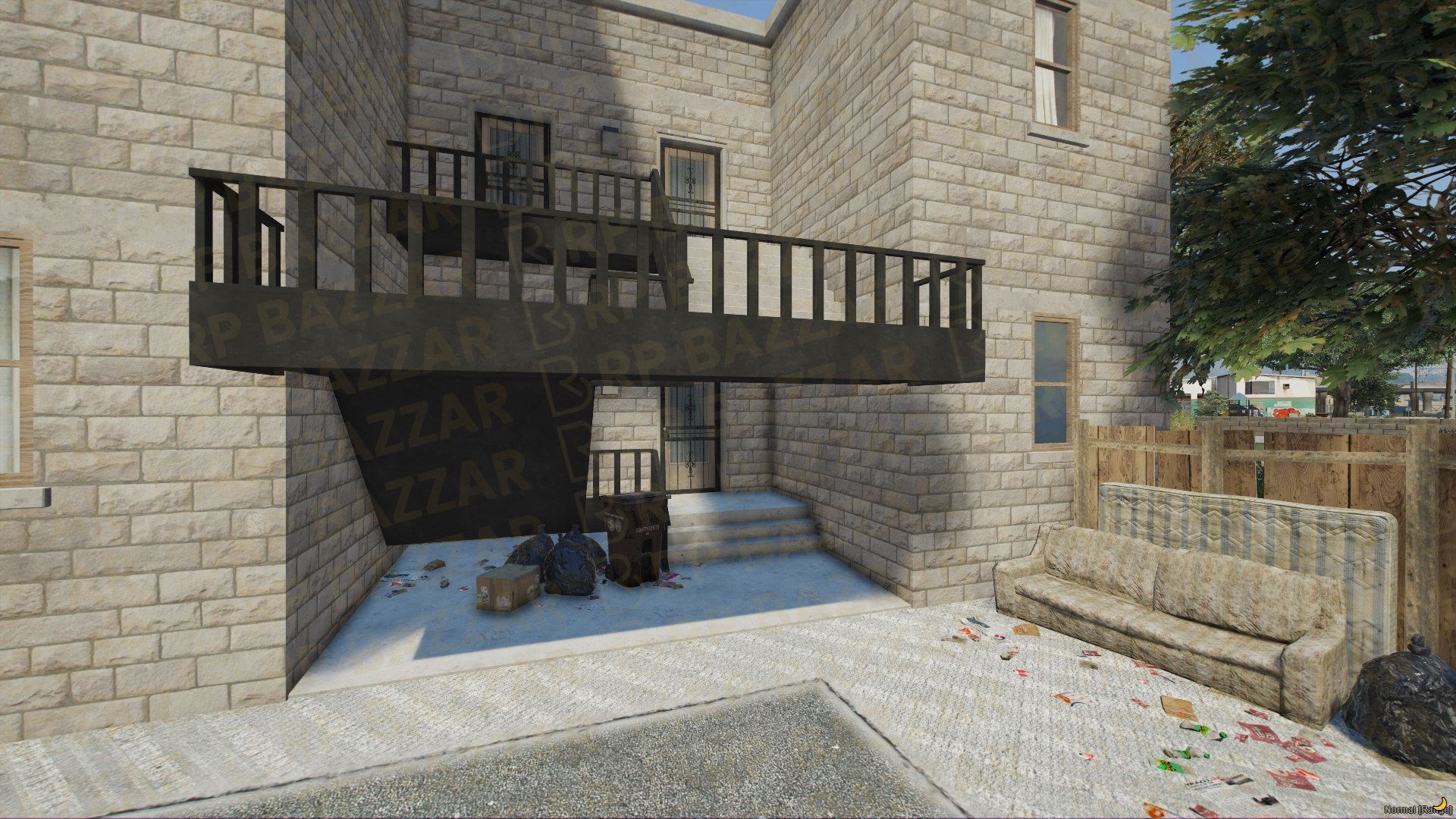 Suburban House Exterior FiveM MLO — GTA RP Interior — ESX QB QBOX — RPBazzar