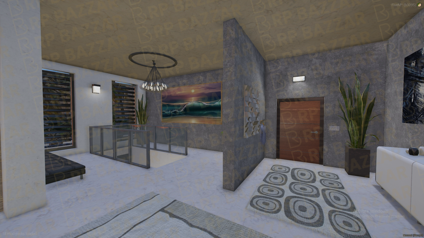 Chrome Mansion FiveM MLO — GTA RP Interior — ESX QB QBOX — RPBazzar