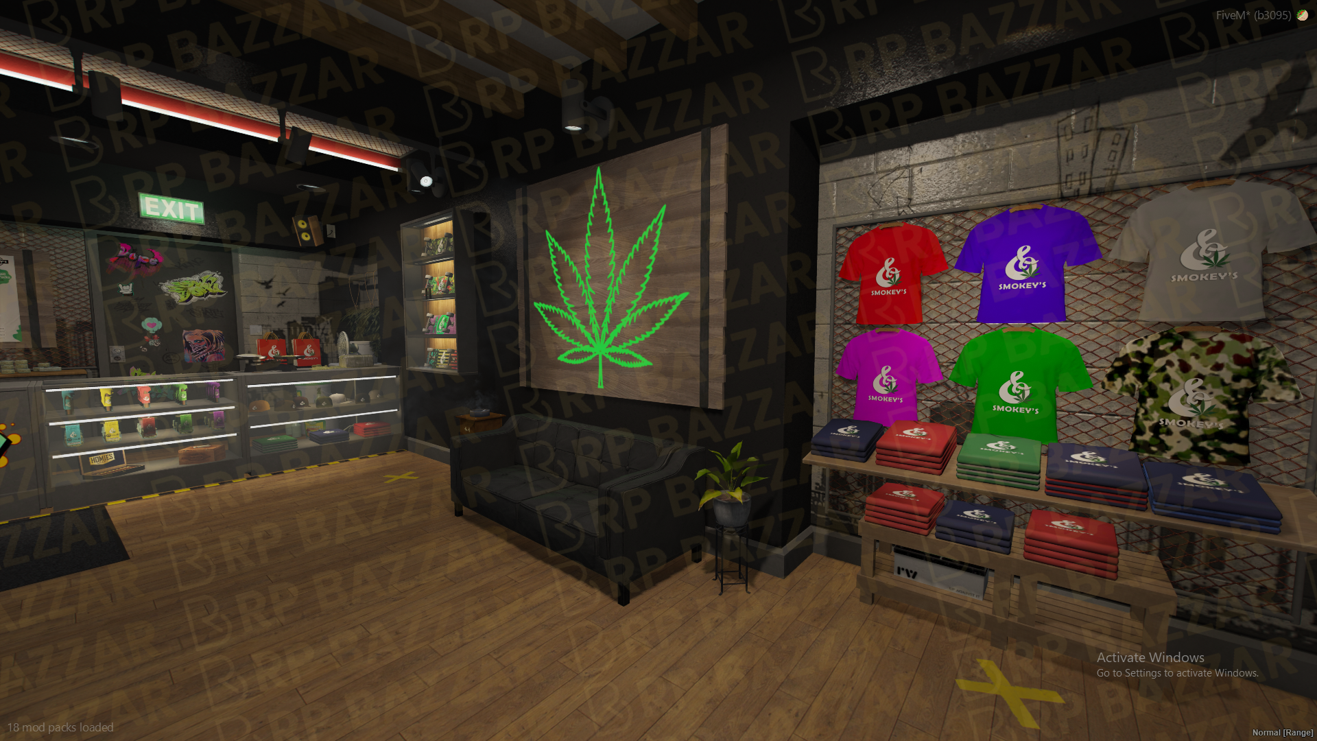 Underground Weed Store FiveM MLO — GTA RP Interior — ESX QB QBOX — RPBazzar
