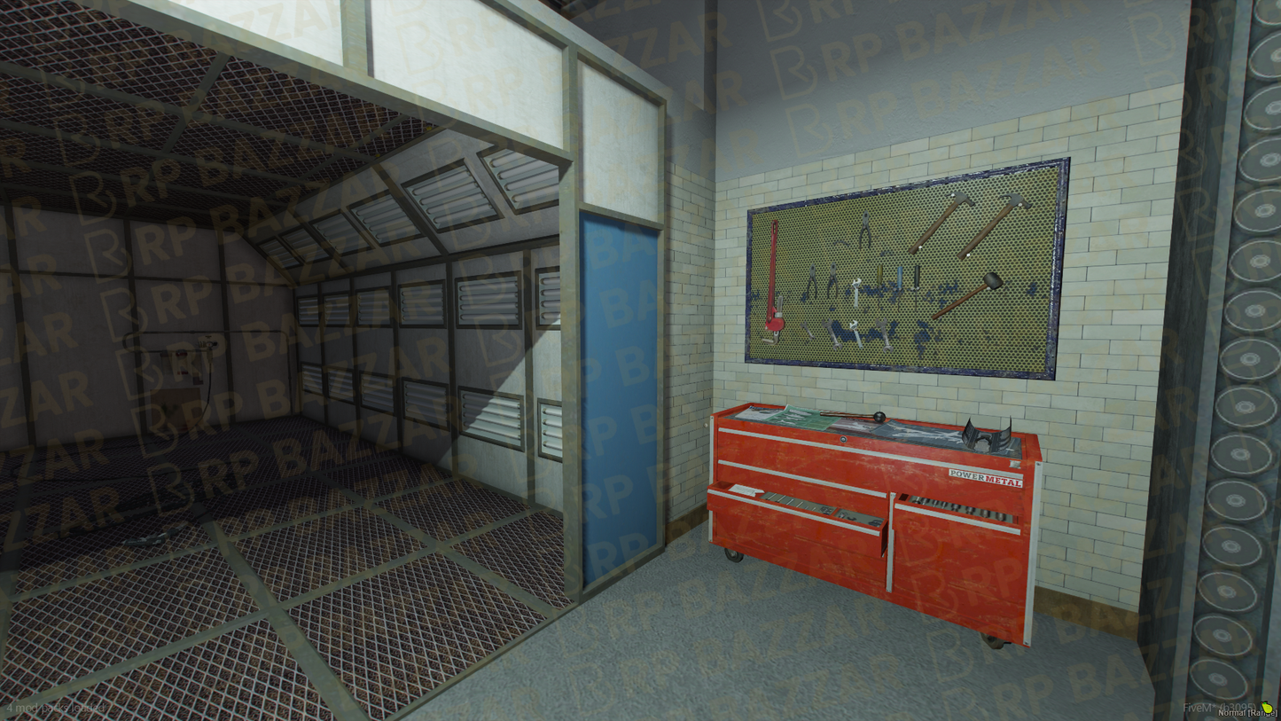 Pro Repair Station FiveM MLO — GTA RP Interior — ESX QB QBOX — RPBazzar