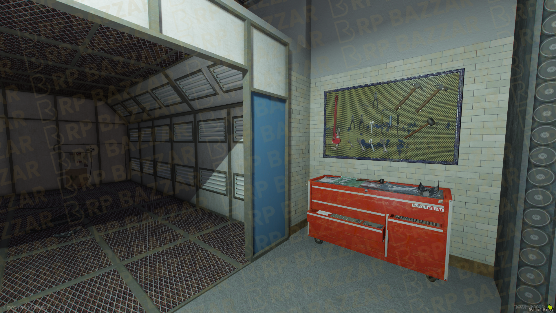Pro Repair Station FiveM MLO — GTA RP Interior — ESX QB QBOX — RPBazzar