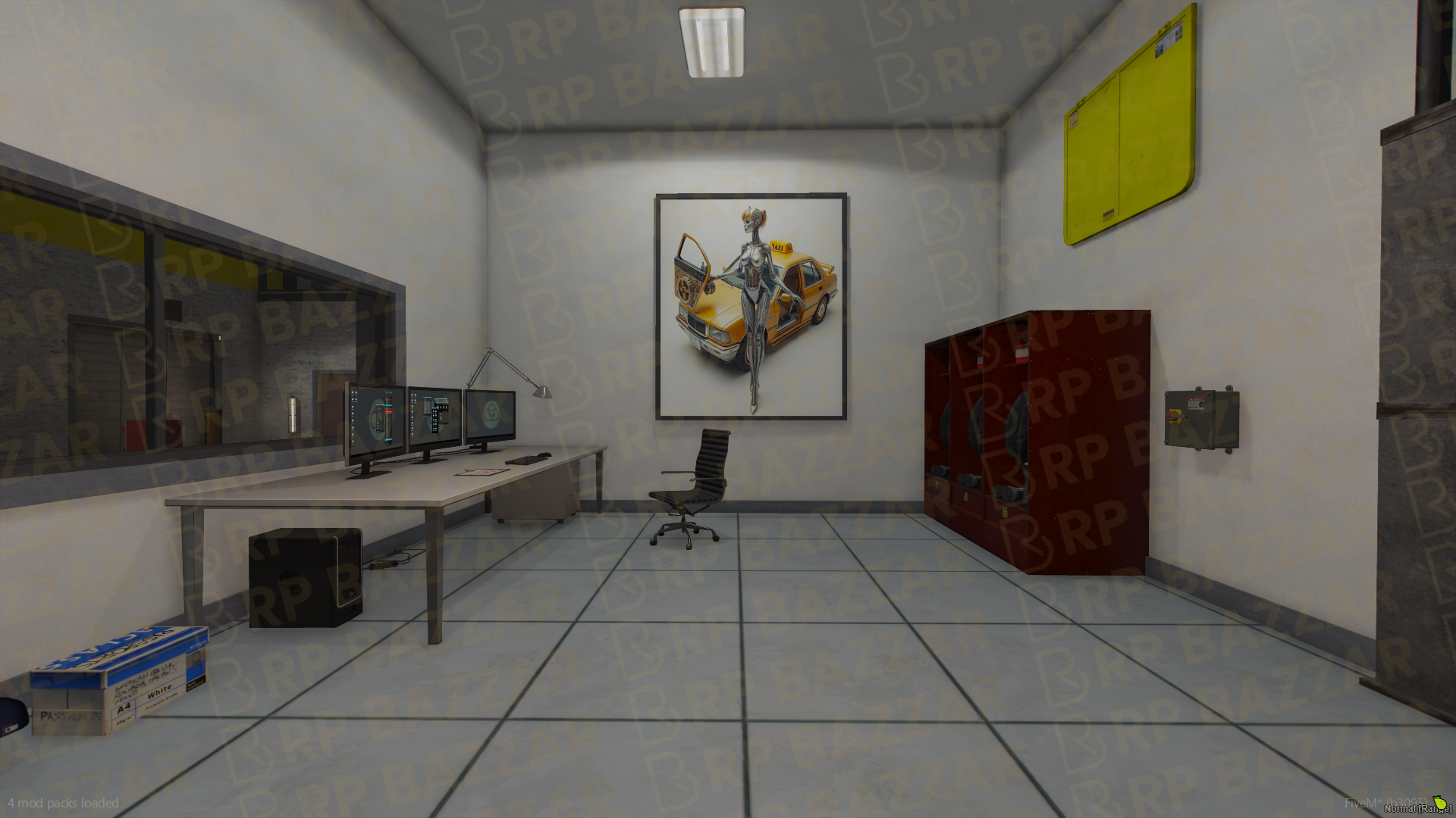 Downtown Taxi Depot FiveM MLO — GTA RP Interior — ESX QB QBOX — RPBazzar