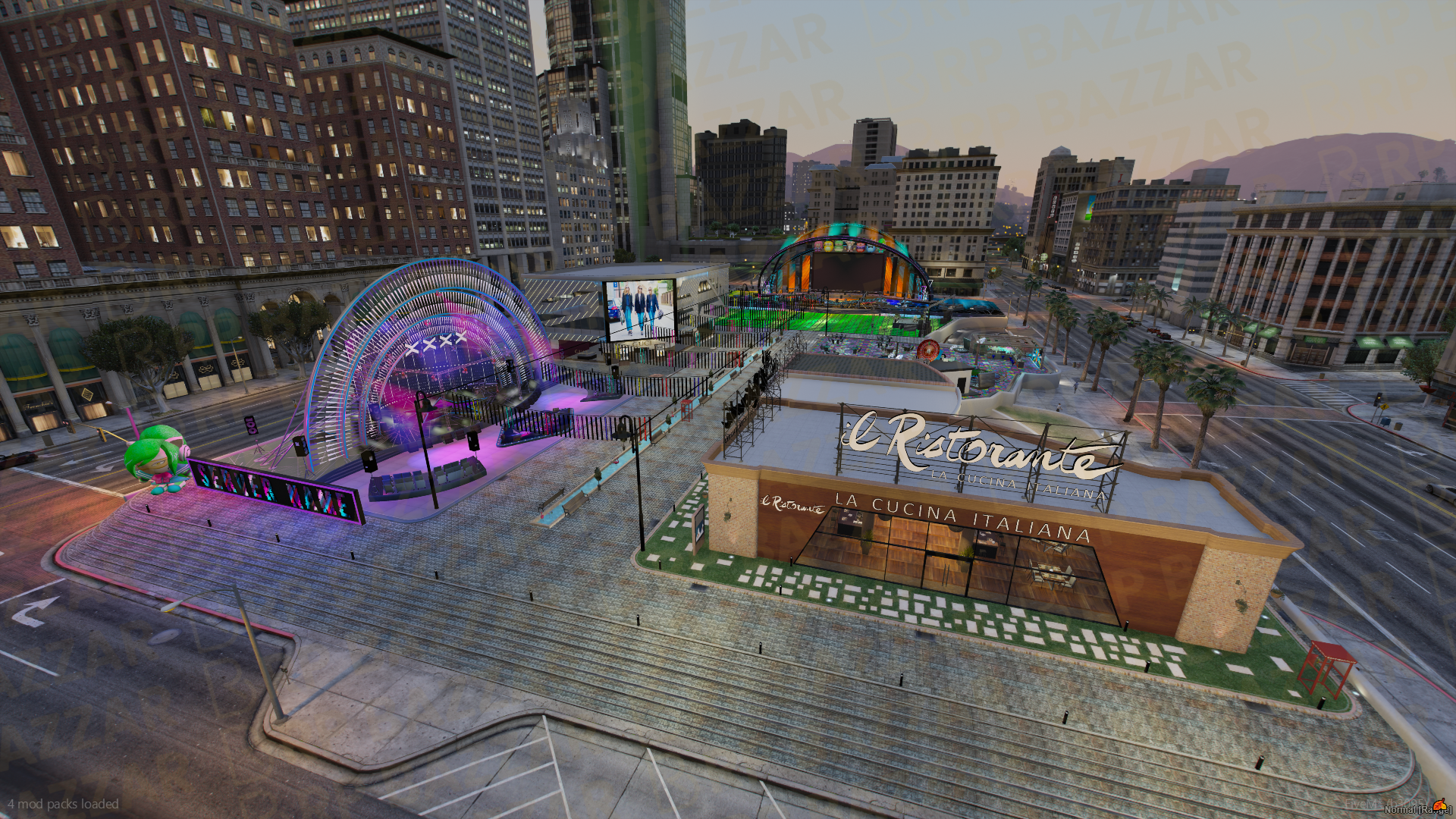 Metro Legion Square FiveM MLO — GTA RP Interior — ESX QB QBOX — RPBazzar