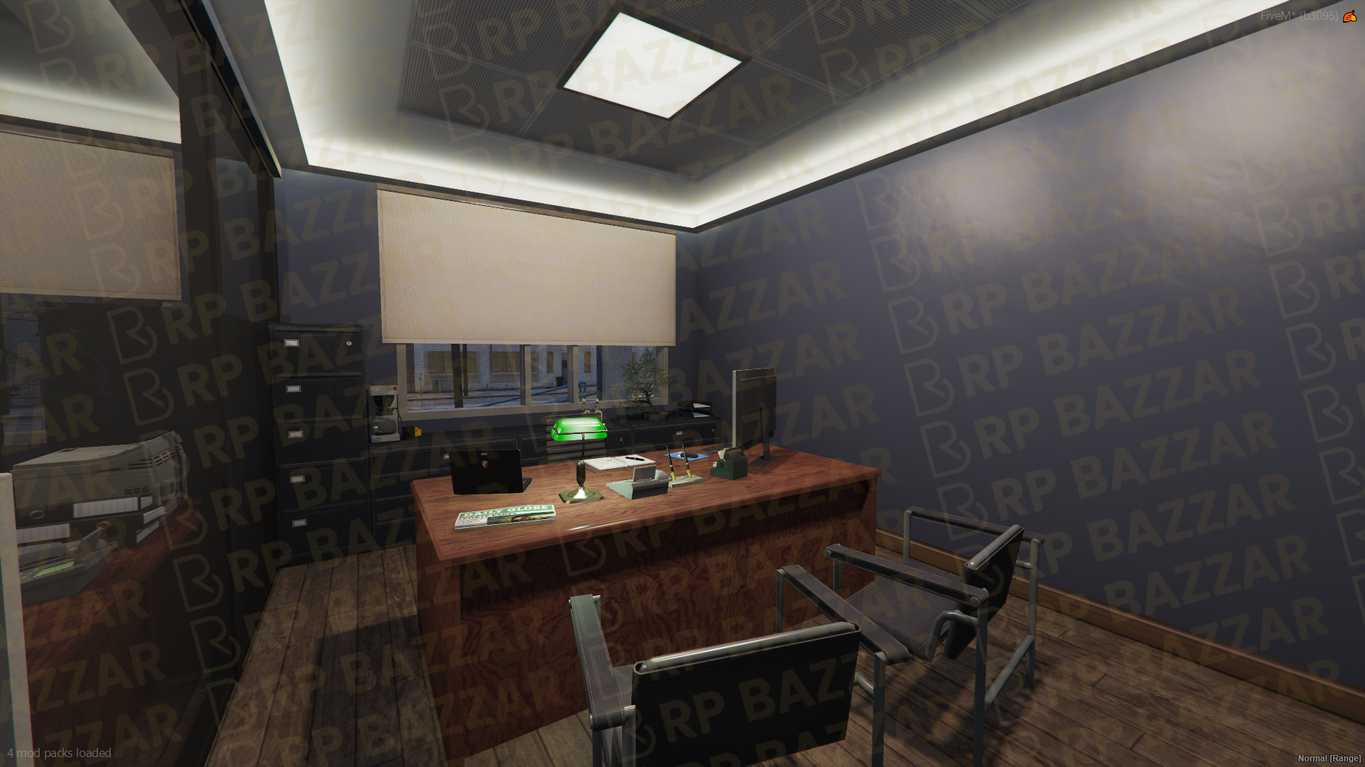 Industrial Police Station FiveM MLO — GTA RP Interior — ESX QB QBOX — RPBazzar
