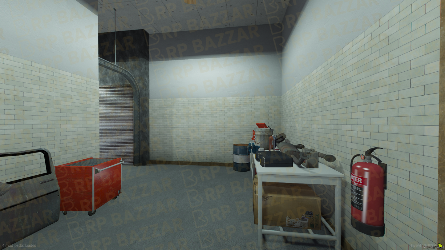Pro Repair Station FiveM MLO — GTA RP Interior — ESX QB QBOX — RPBazzar