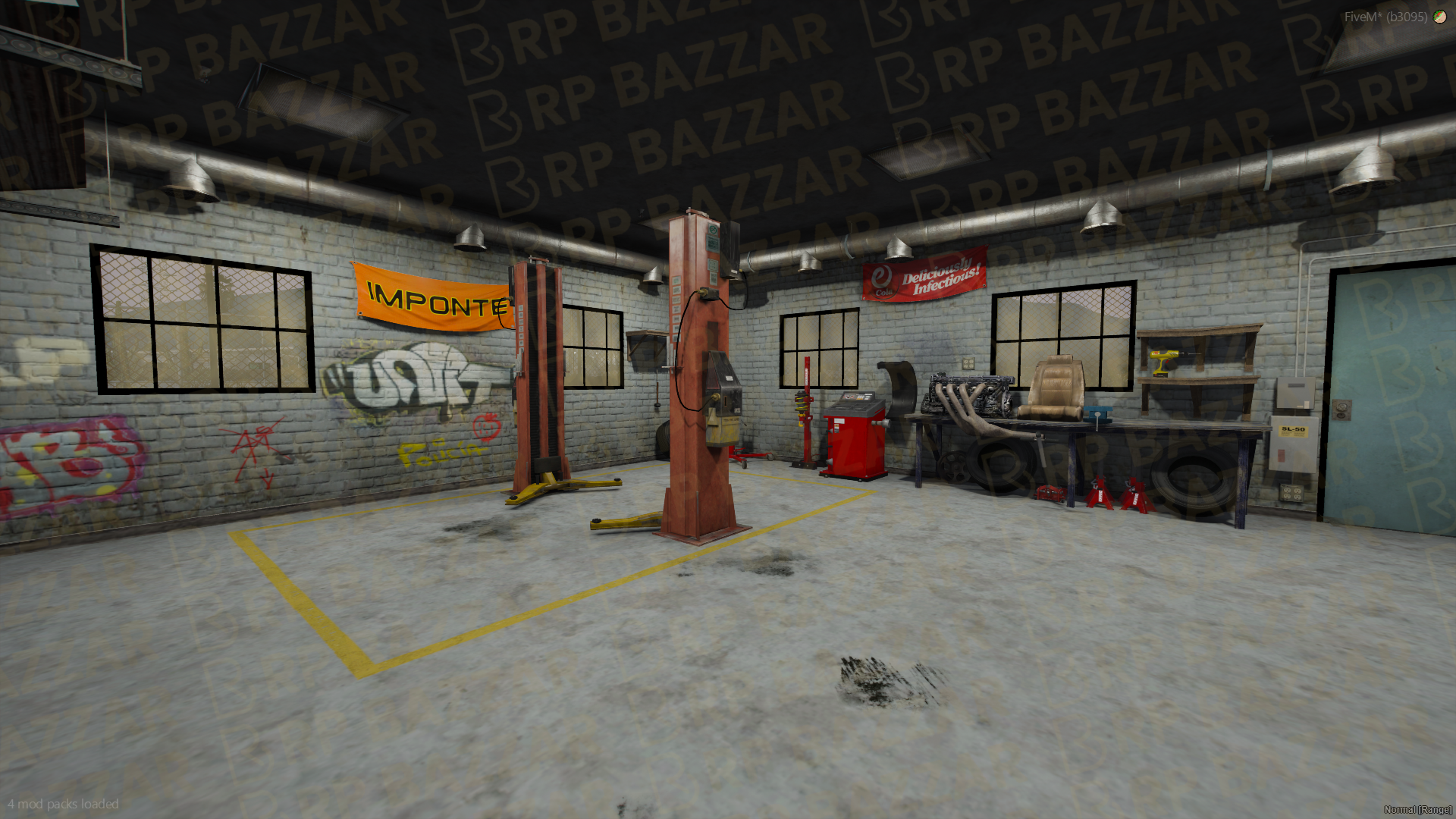 Industrial Repair Station FiveM MLO — GTA RP Interior — ESX QB QBOX — RPBazzar