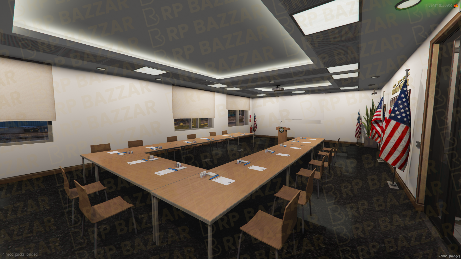 Industrial Police Station FiveM MLO — GTA RP Interior — ESX QB QBOX — RPBazzar