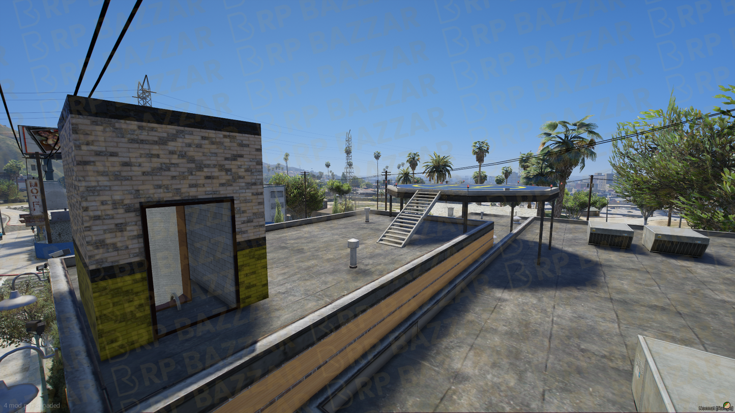 011.Taxi Depot FiveM MLO — rpbazzar