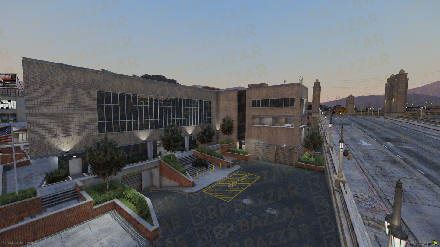 Border Police Station FiveM MLO — GTA RP Interior — ESX QB QBOX — RPBazzar