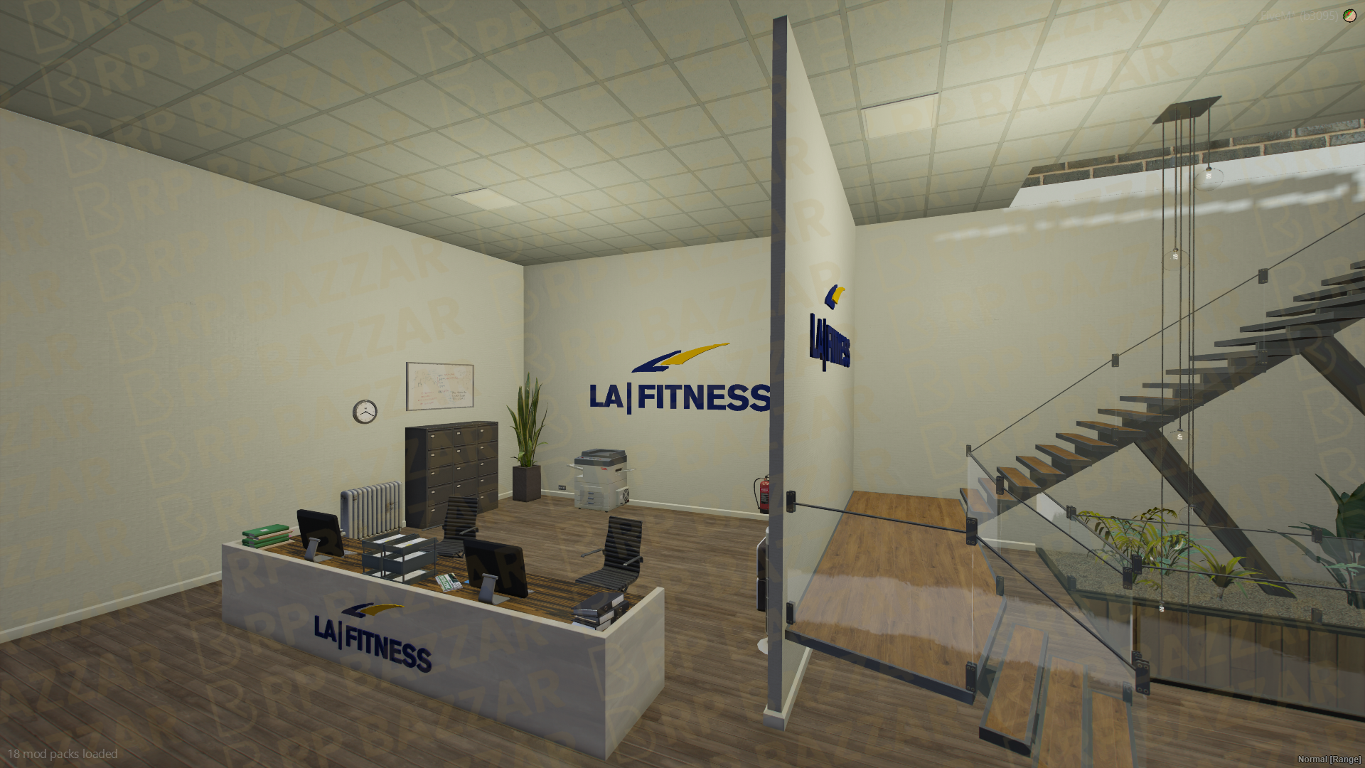 Elite Gyms & Fitness FiveM MLO — GTA RP Interior — ESX QB QBOX — RPBazzar