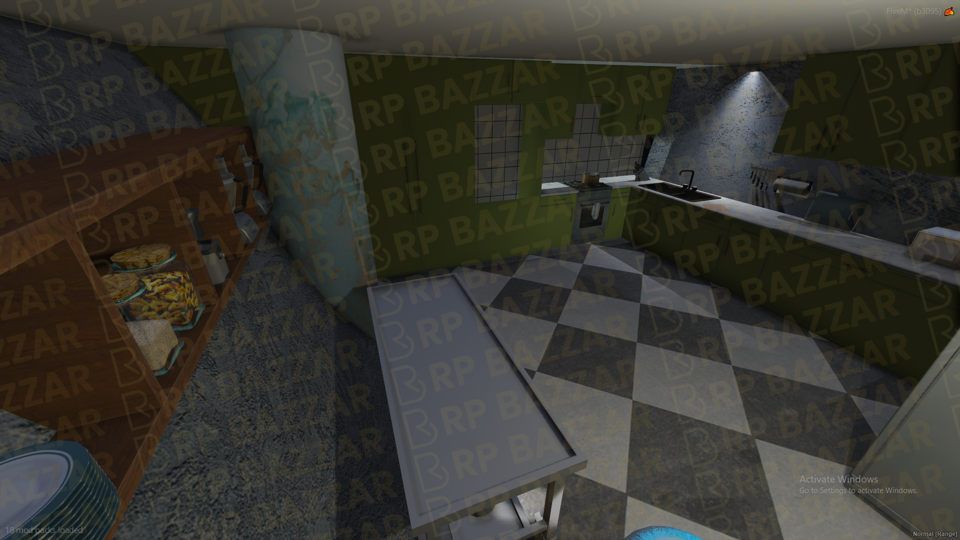Premium Food Court FiveM MLO — GTA RP Interior — ESX QB QBOX — RPBazzar
