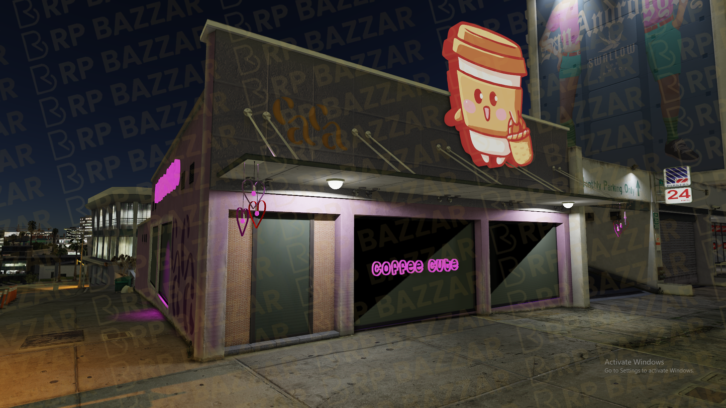 Immersive Food Market FiveM MLO — GTA RP Interior — ESX QB QBOX — RPBazzar