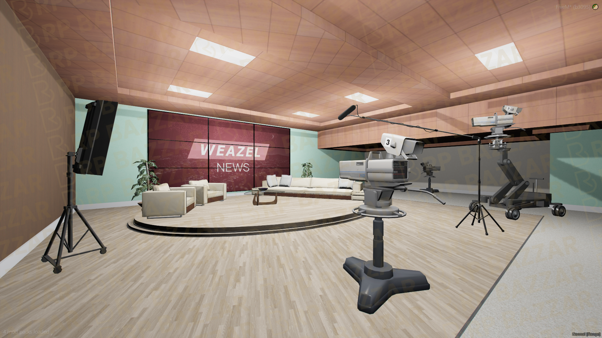 Breaking Weazel News FiveM MLO — GTA RP Interior — ESX QB QBOX — RPBazzar