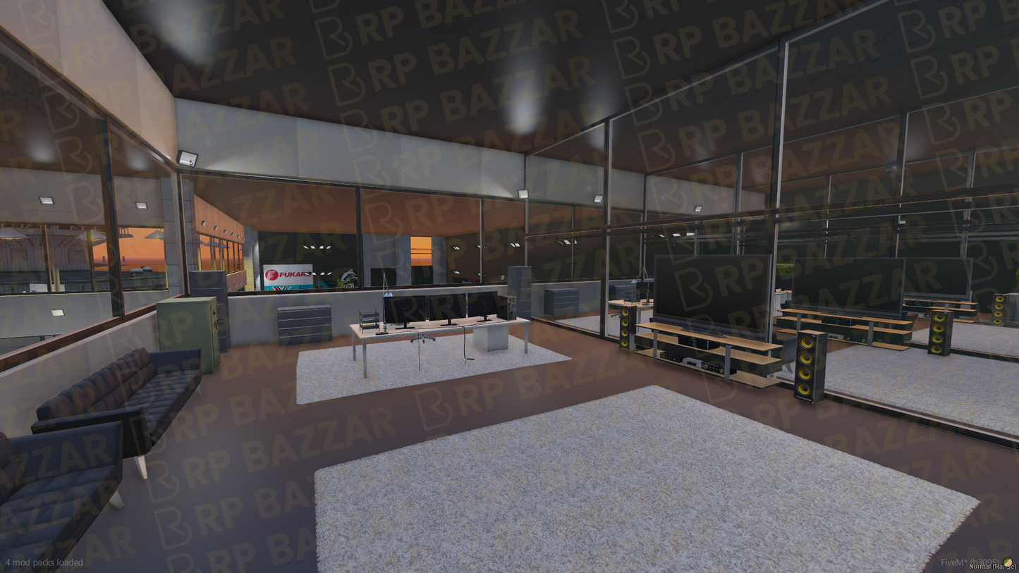 Metro Vehicle Shop FiveM MLO — GTA RP Interior — ESX QB QBOX — RPBazzar