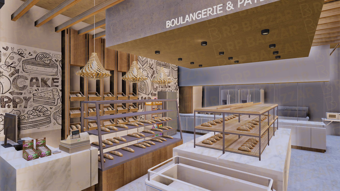 Upscale Bistro FiveM MLO — GTA RP Interior — ESX QB QBOX — RPBazzar