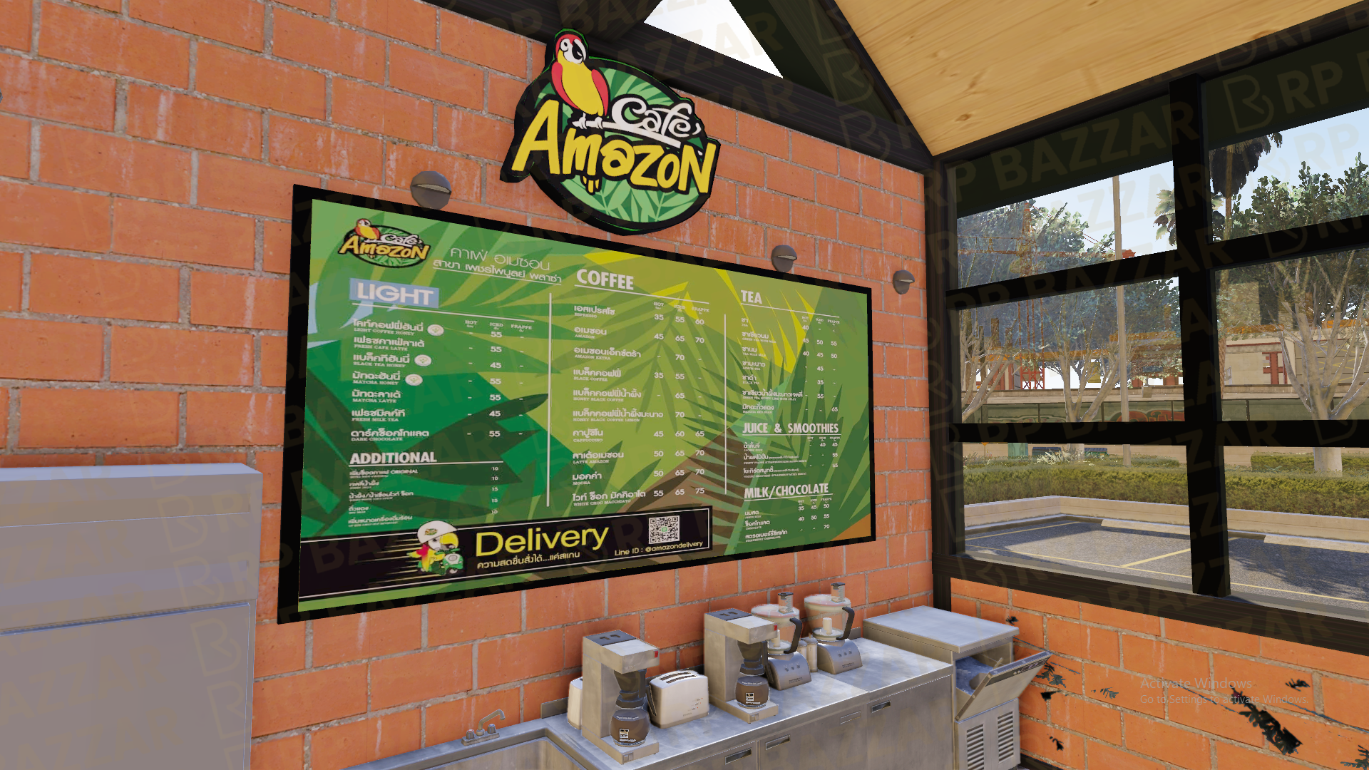 Casual Diner FiveM MLO — GTA RP Interior — ESX QB QBOX — RPBazzar