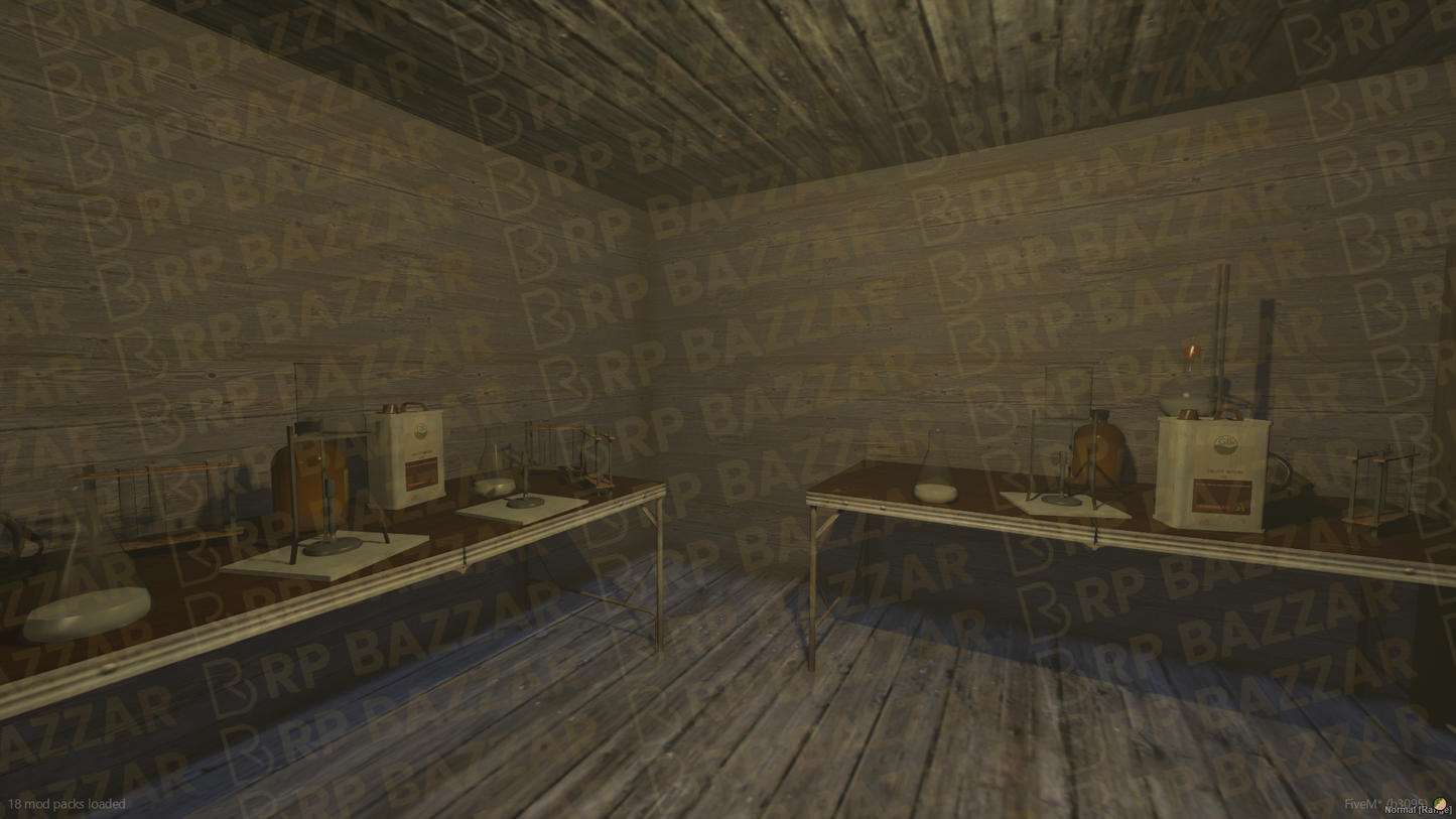 Subterranean Drug Lab FiveM MLO — GTA RP Interior — ESX QB QBOX — RPBazzar