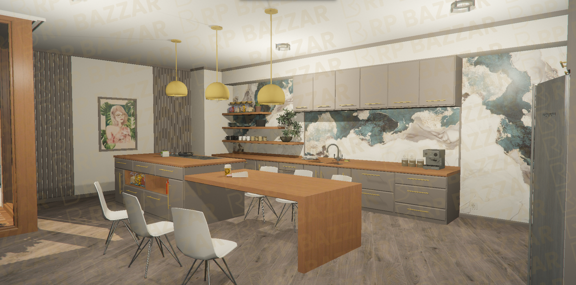 Alpine House FiveM MLO — GTA RP Interior — ESX QB QBOX — RPBazzar