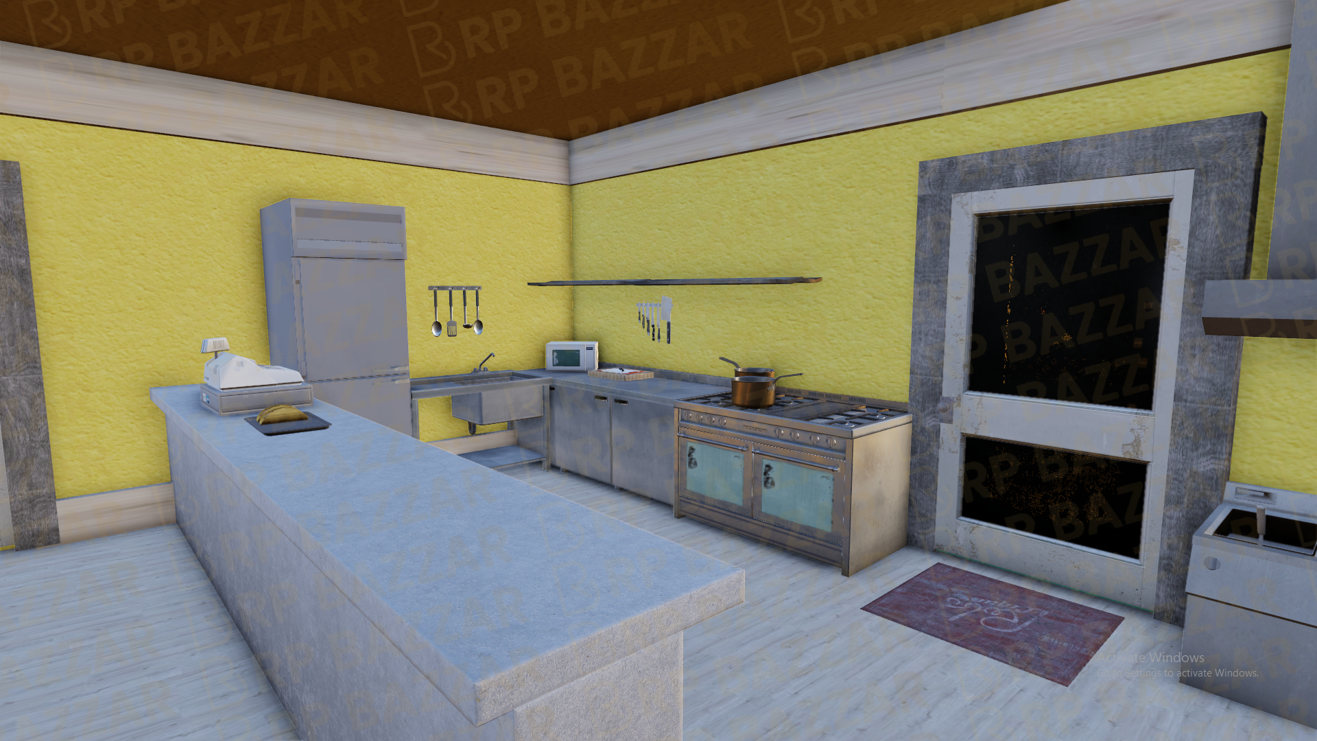 Rooftop Bar & Grill FiveM MLO — GTA RP Interior — ESX QB QBOX — RPBazzar
