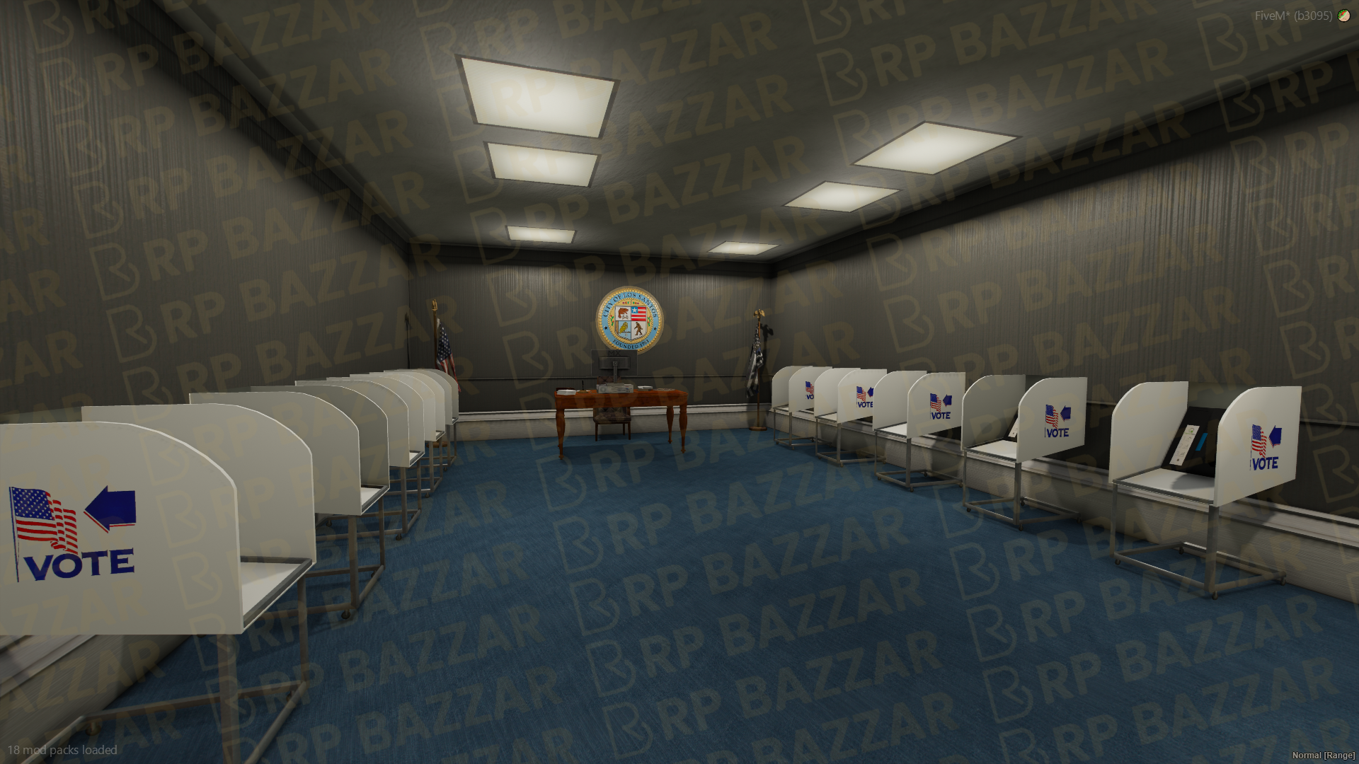 Neoclassical City Hall FiveM MLO — GTA RP Interior — ESX QB QBOX — RPBazzar
