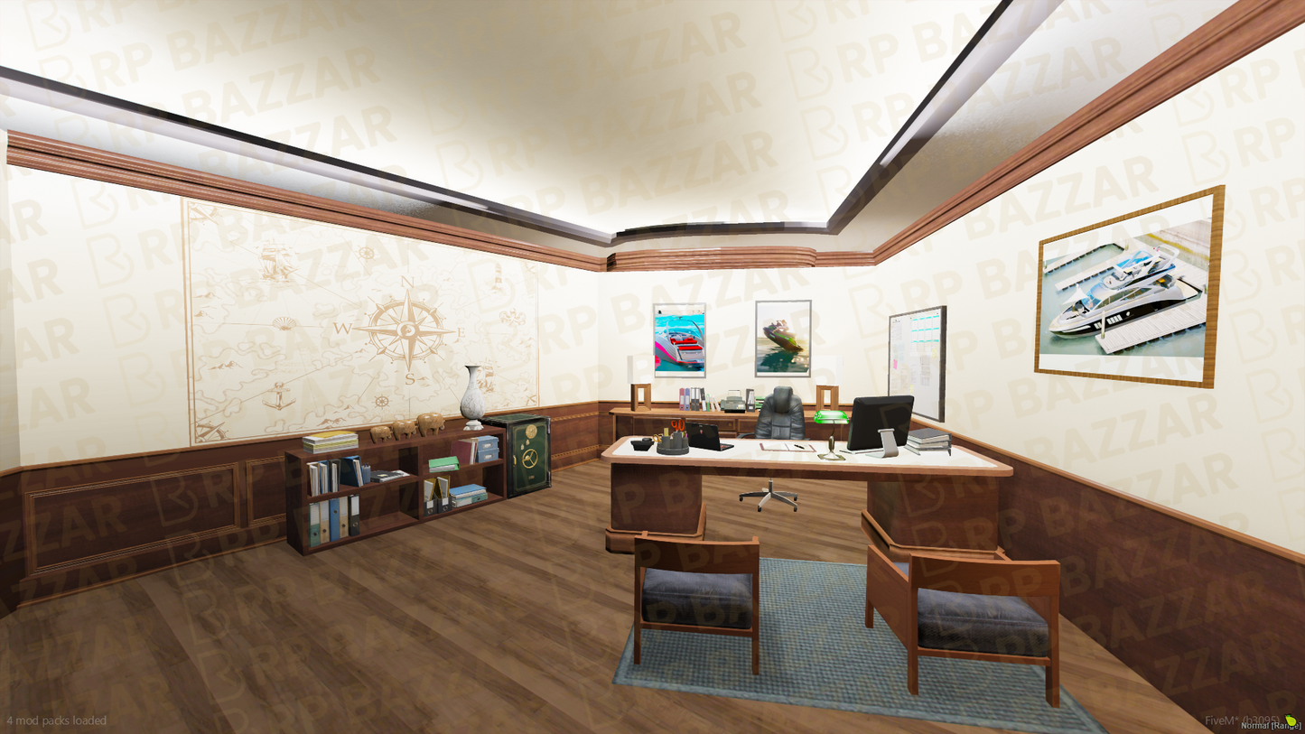 Vintage Vehicle Shop FiveM MLO — GTA RP Interior — ESX QB QBOX — RPBazzar