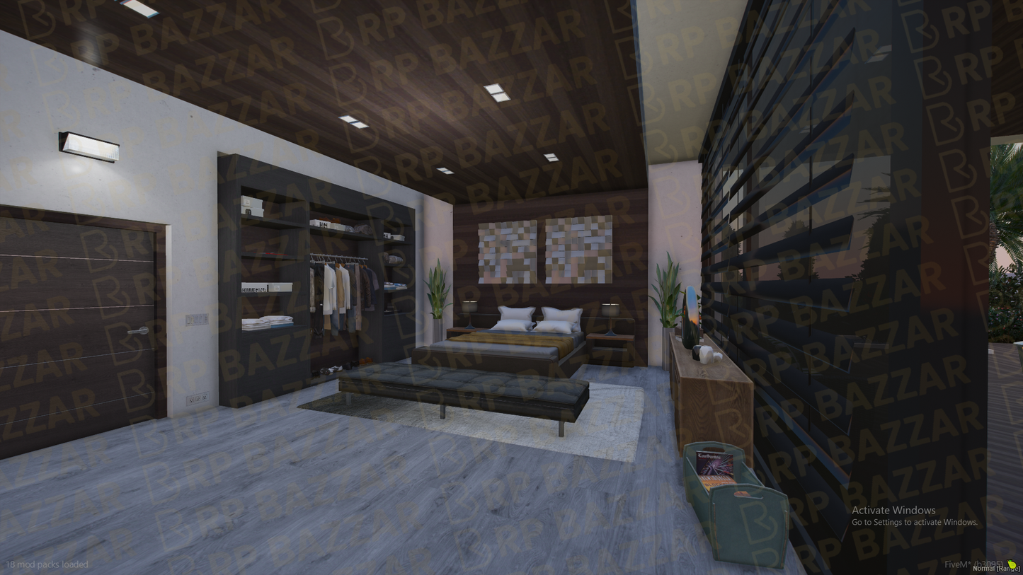 Modern Mansion FiveM MLO — GTA RP Interior — ESX QB QBOX — RPBazzar
