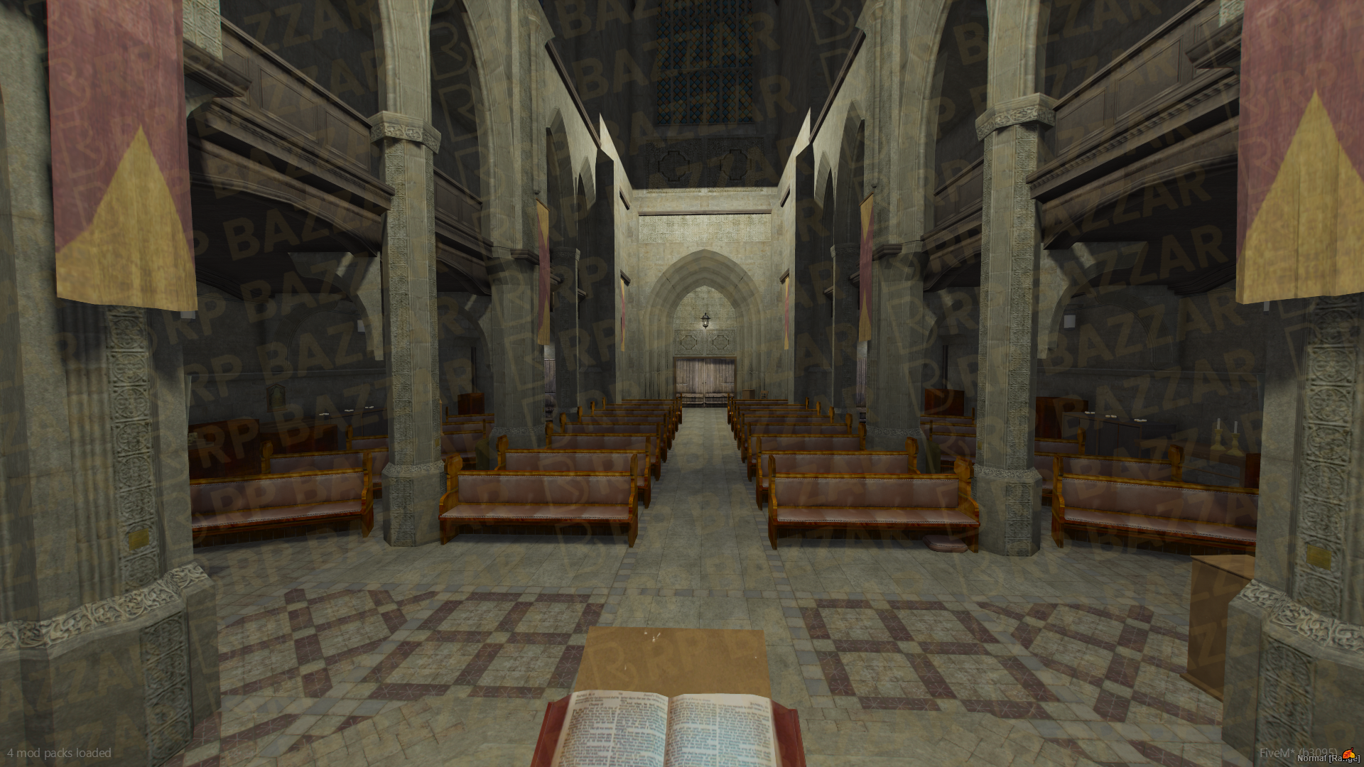 Old Church FiveM MLO — GTA RP Interior — ESX QB QBOX — RPBazzar