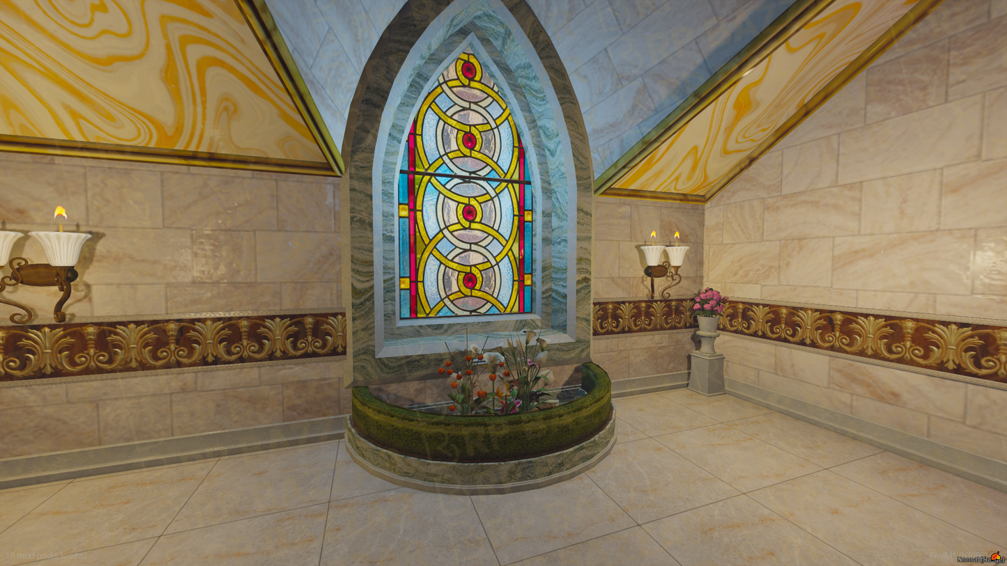 Faithful Church FiveM MLO — GTA RP Interior — ESX QB QBOX — RPBazzar