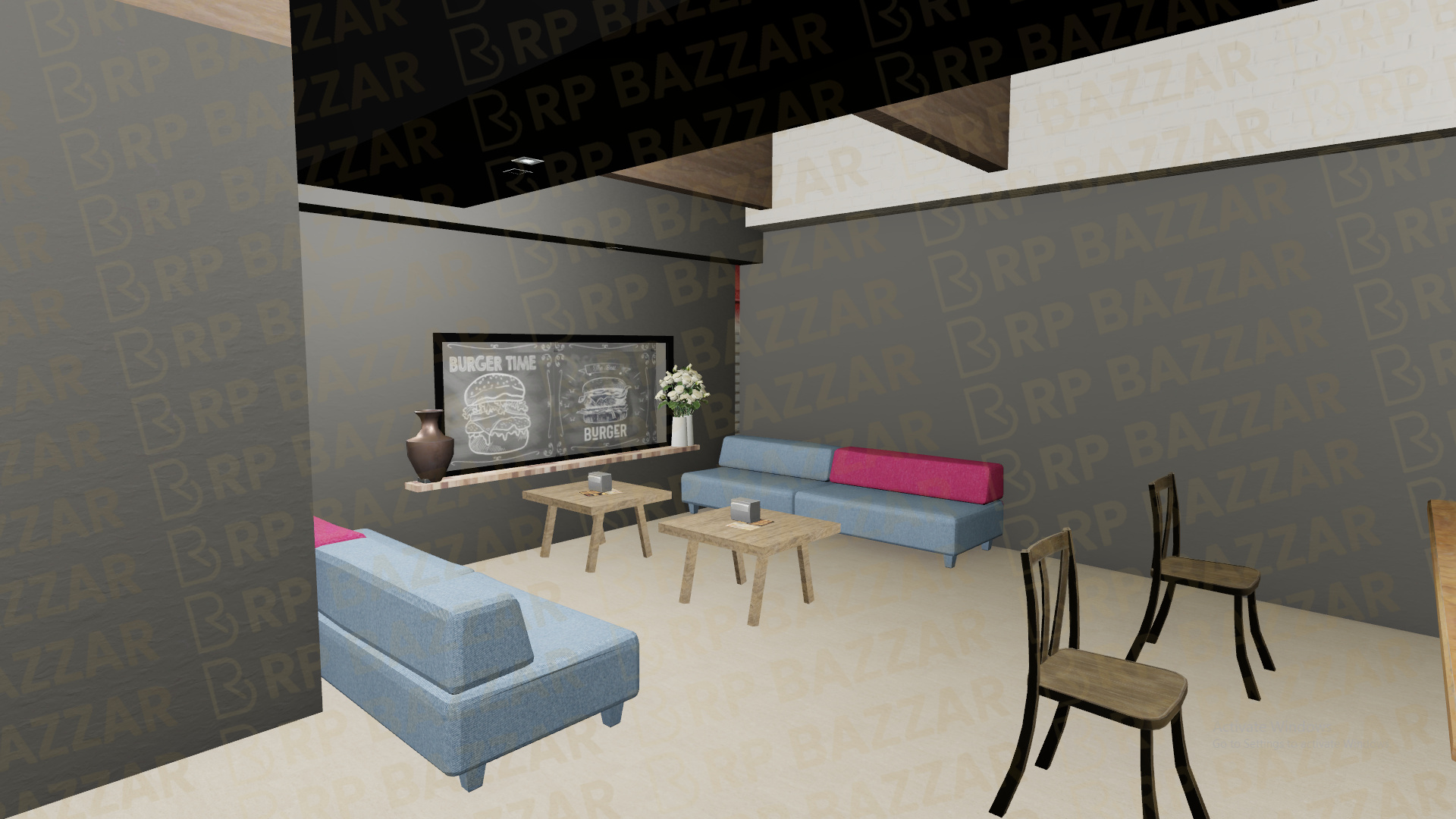 Custom Eatery FiveM MLO — GTA RP Interior — ESX QB QBOX — RPBazzar