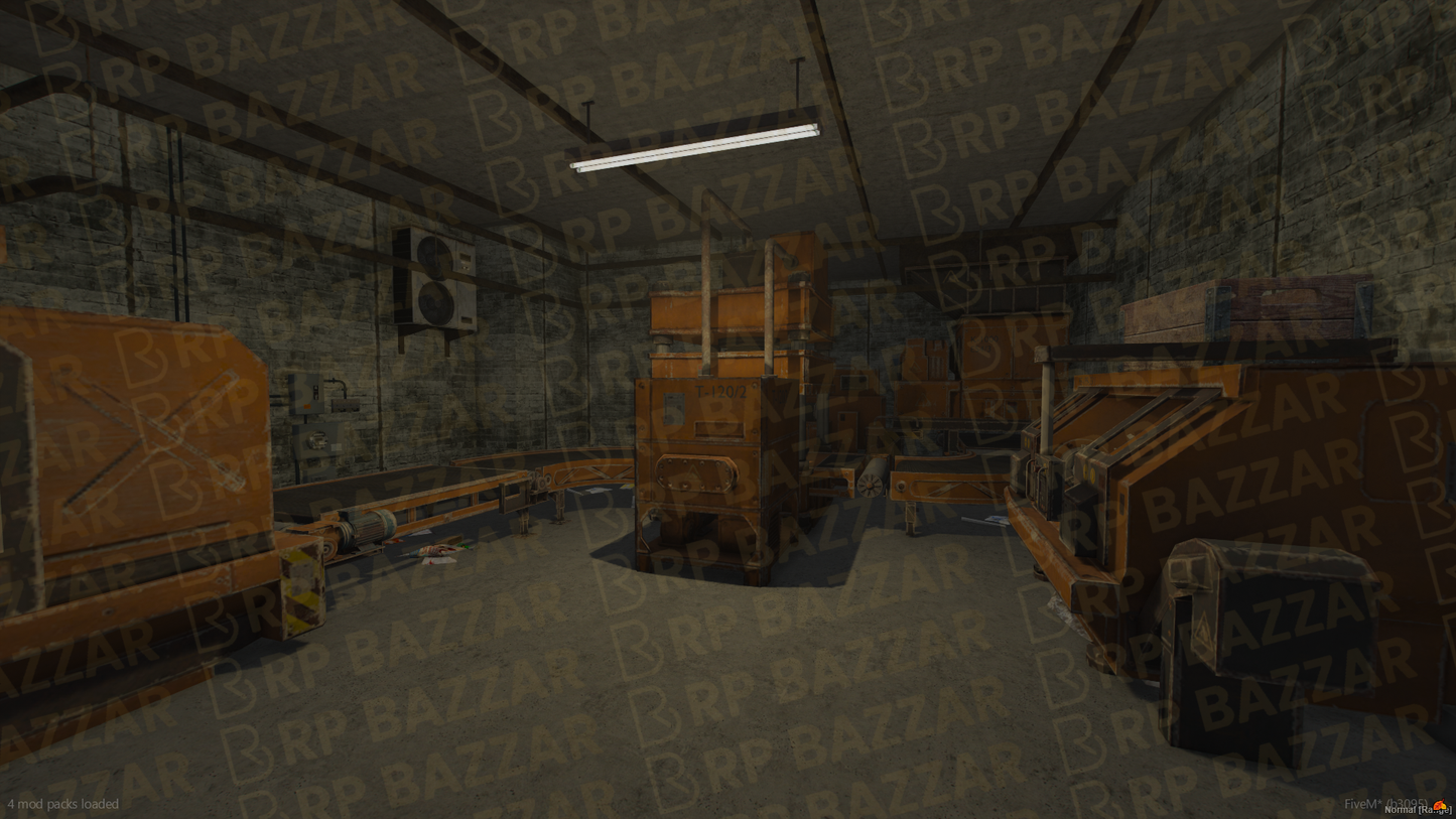 Central Storage Room & Warehouse FiveM MLO — GTA RP Interior — ESX QB QBOX — RPBazzar