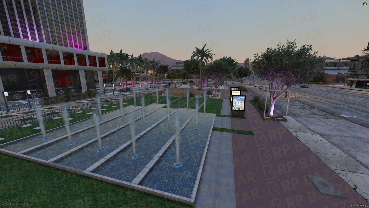Bustling Legion Square FiveM MLO — GTA RP Interior — ESX QB QBOX — RPBazzar