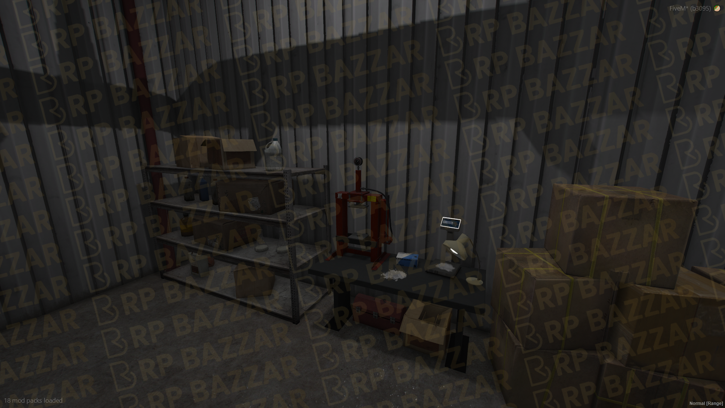 Secret Drug Lab FiveM MLO — GTA RP Interior — ESX QB QBOX — RPBazzar