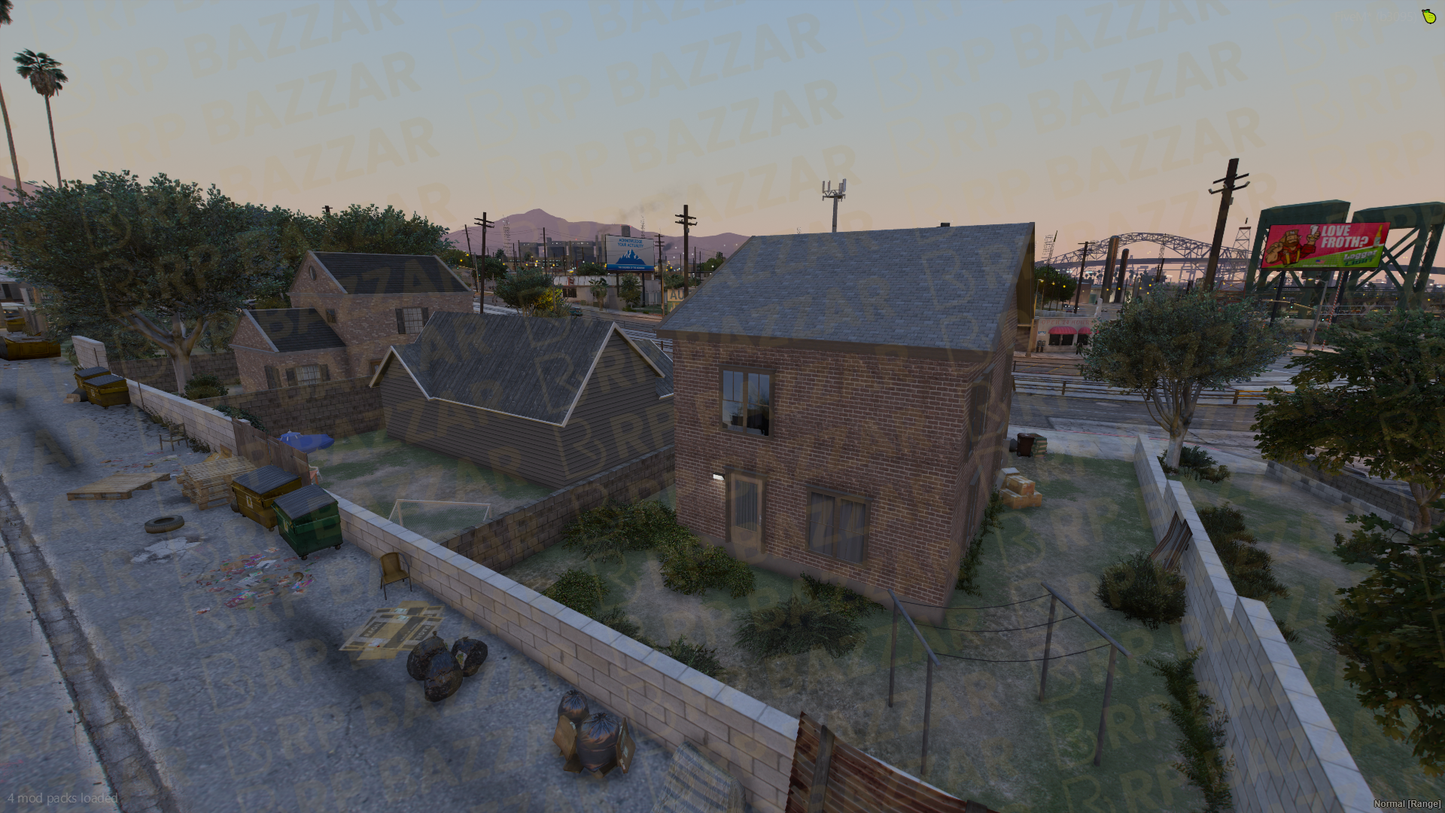 Concealed Gang Exterior FiveM MLO — GTA RP Interior — ESX QB QBOX — RPBazzar